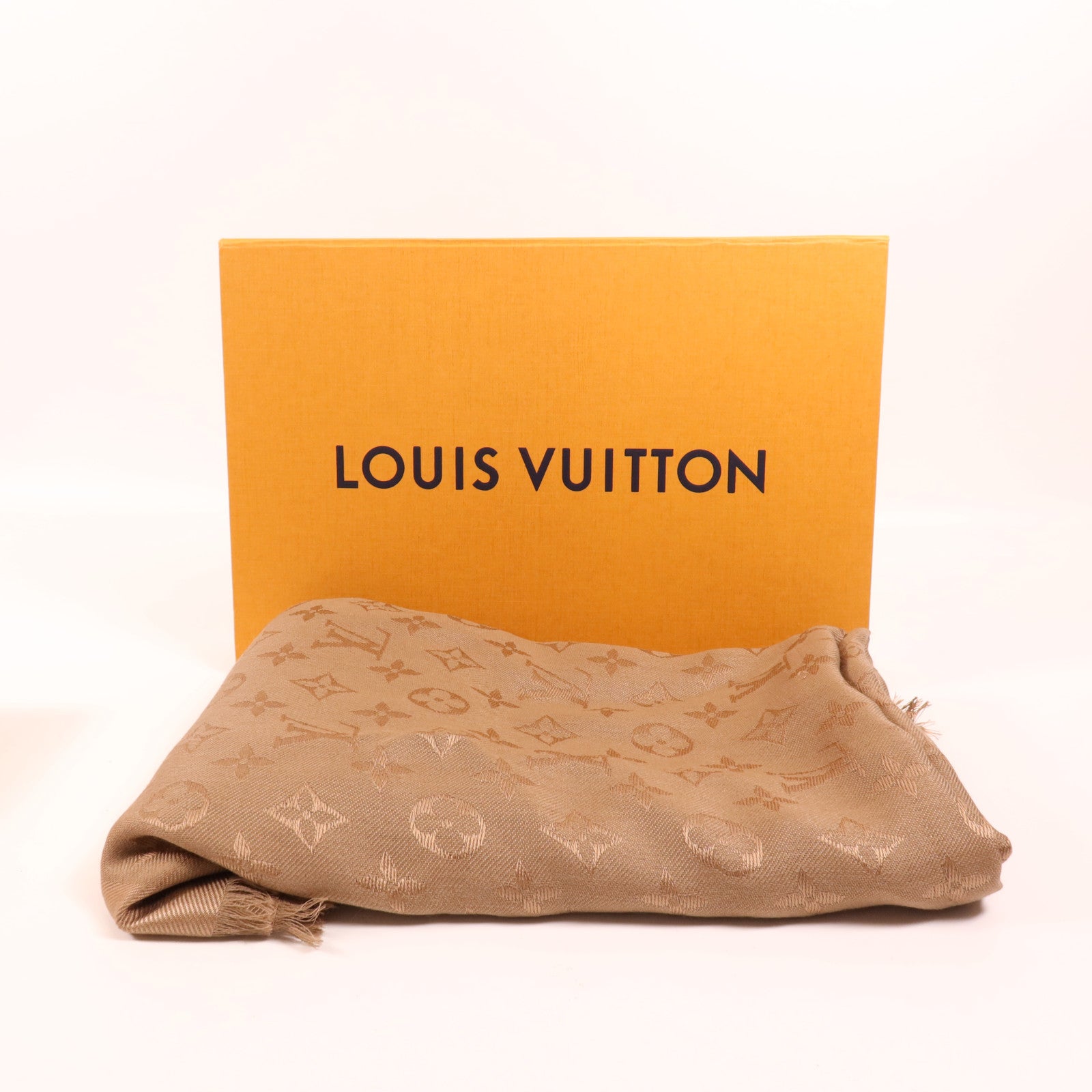 LOUIS VUITTON 絲質/羊毛Scraf圍巾