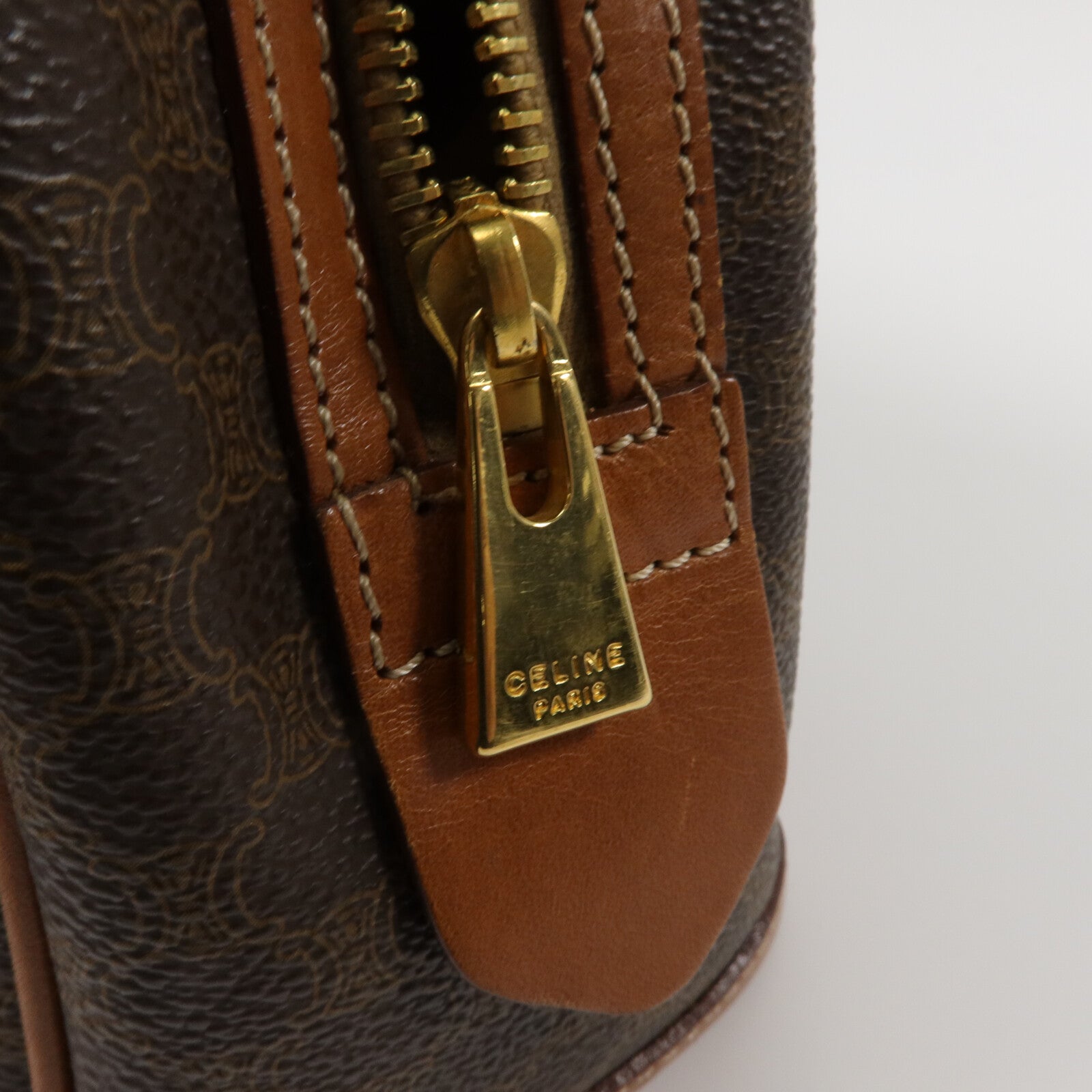 CELINE 塗層帆布Macadam Vintage Hand Bag手挽袋