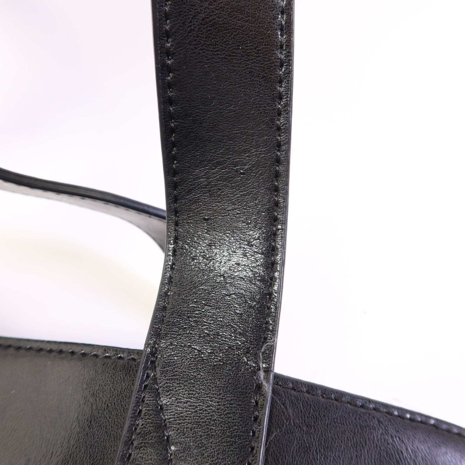 CELINE 牛皮皮革Tote Bag銀扣手挽袋