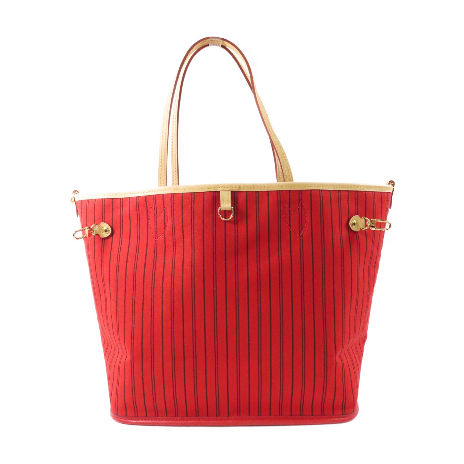 LOUIS VUITTON Monogram Neverfull Bandouliere Inside Out MM金扣手挽肩背兩用袋