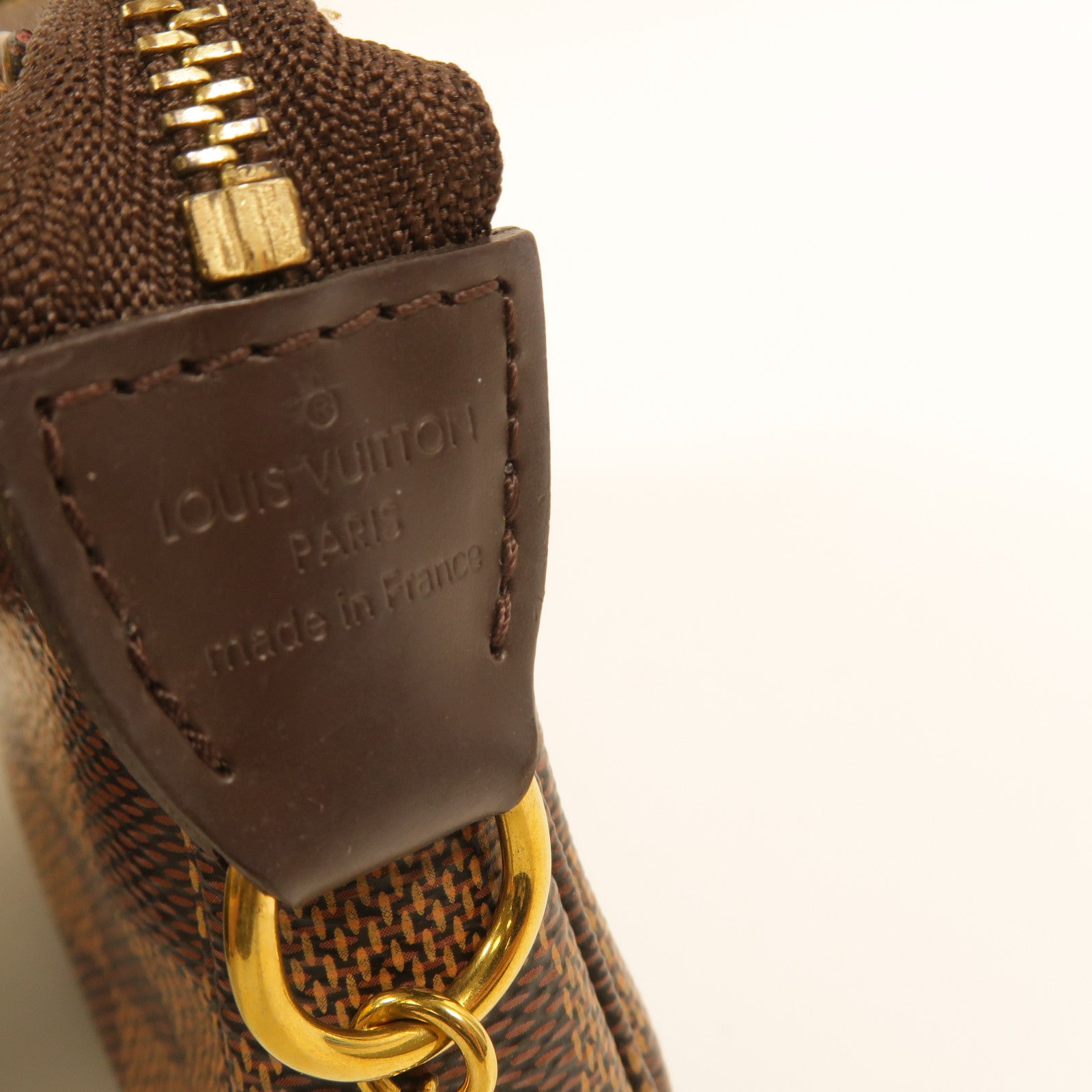 LOUIS VUITTON Damier Mini Pochette Accessoires手挽袋