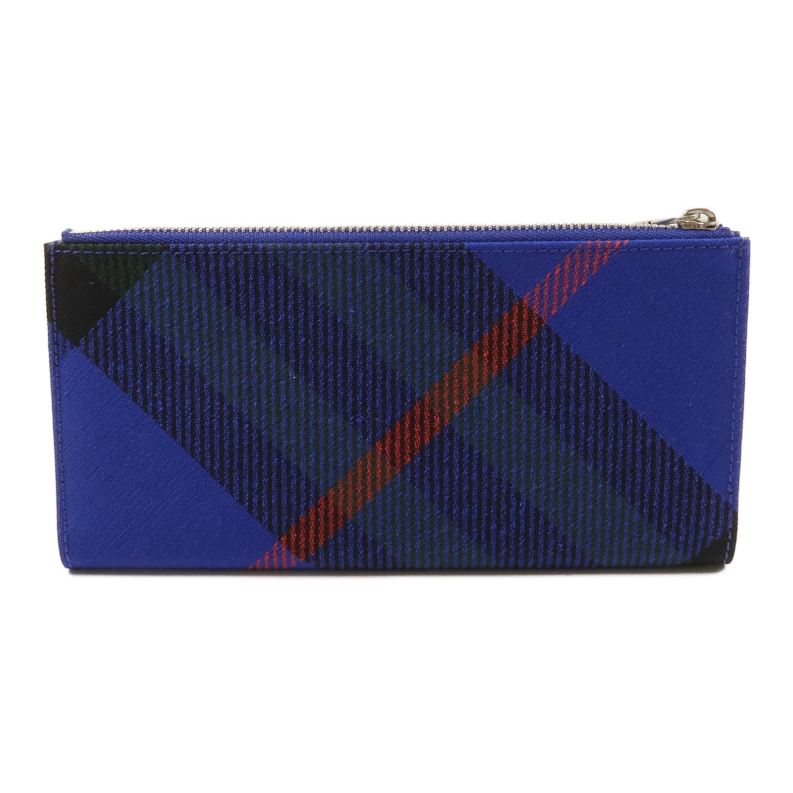 BURBERRY 棉質/聚氨酯/羊皮皮革Bifold Wallet長錢包