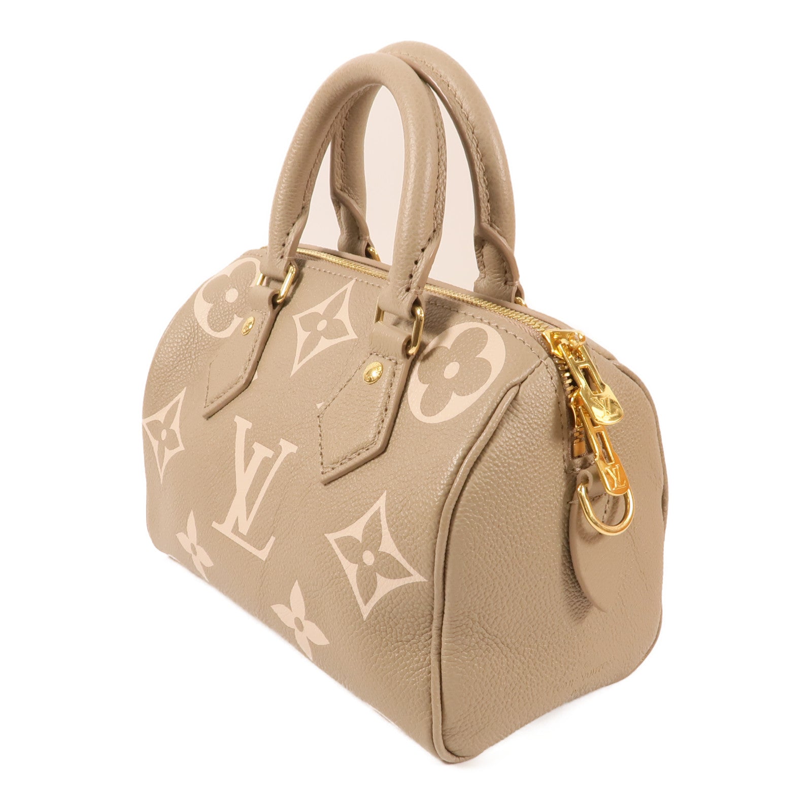 LOUIS VUITTON Monogram Empreinte Speedy Bandouliere 20金扣手挽肩背兩用袋