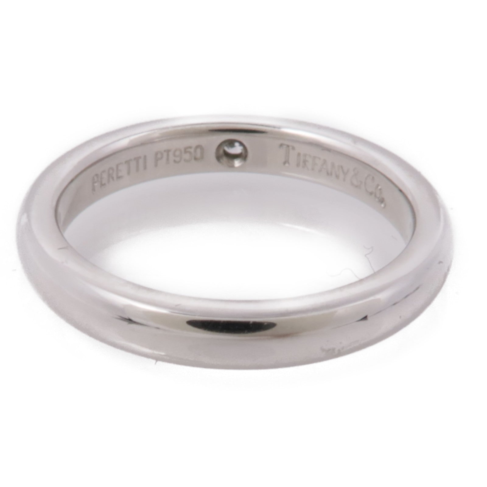 TIFFANY＆CO 【激減優惠】PT950鉑金Diamond Ring鑽石戒指US#4.5