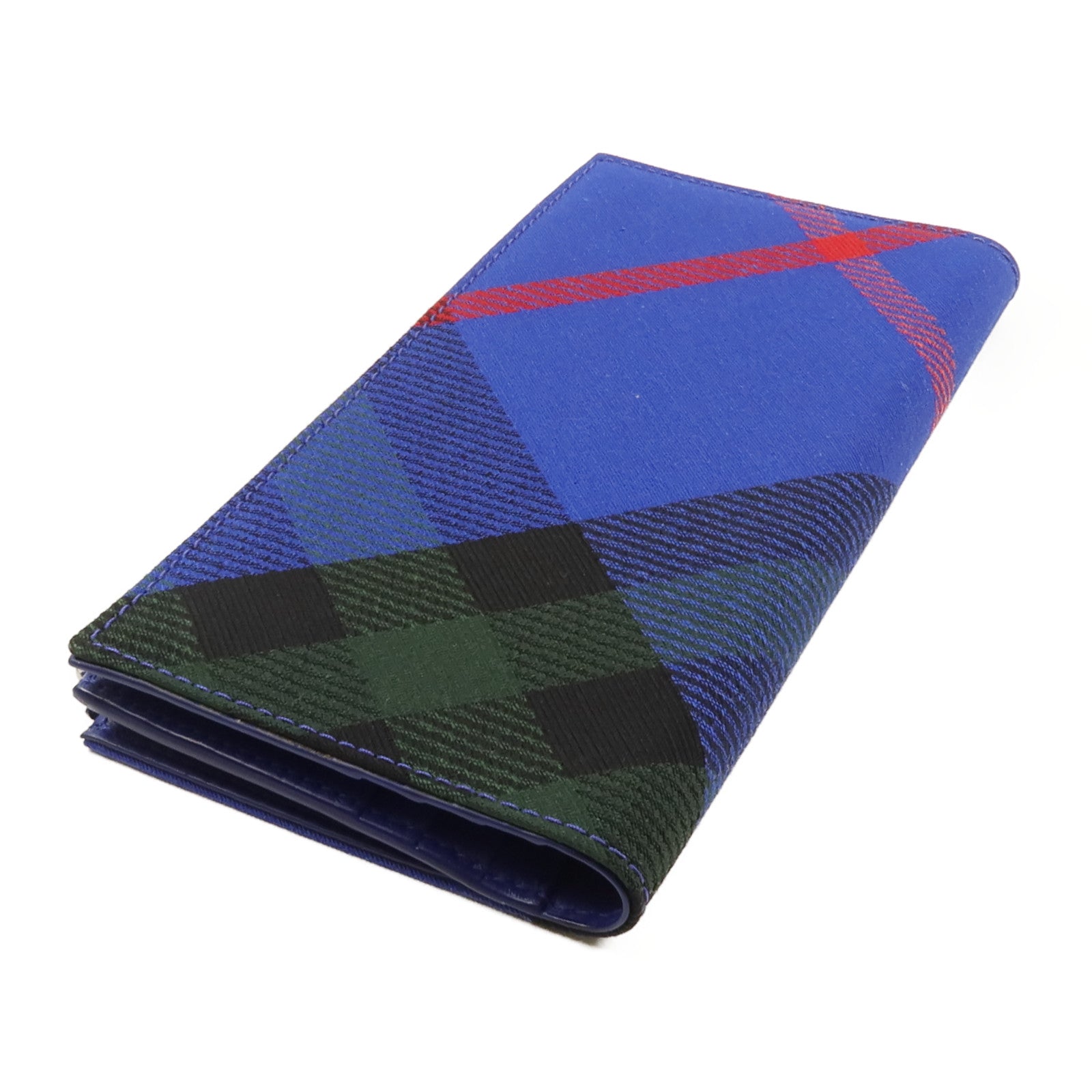 BURBERRY 棉質/聚氨酯/羊皮皮革Bifold Wallet長錢包