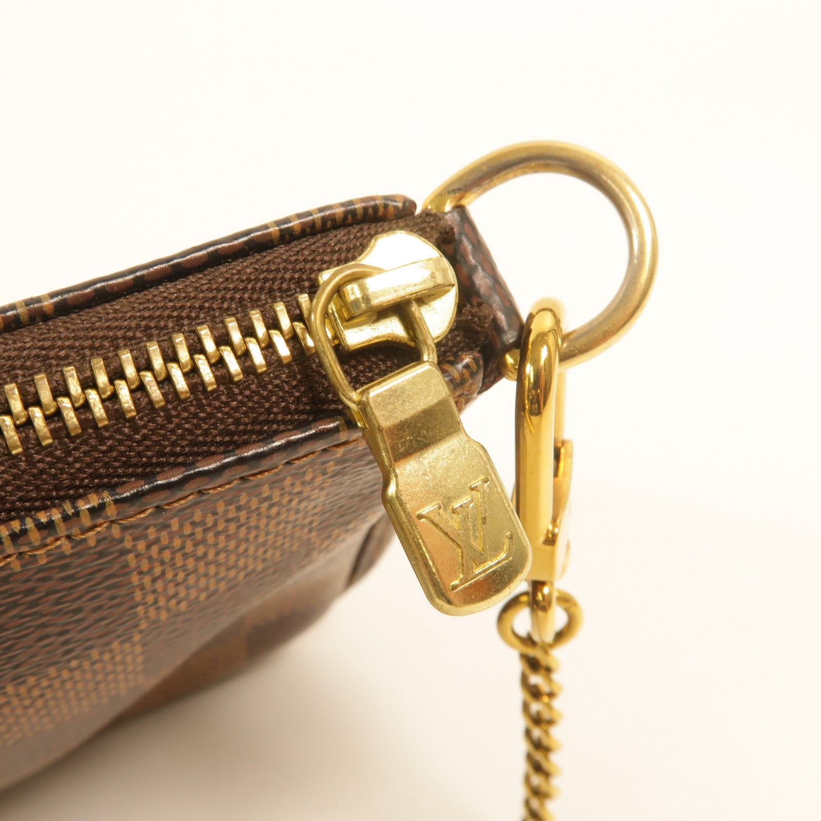 LOUIS VUITTON Damier Mini Pochette Accessoires手挽袋