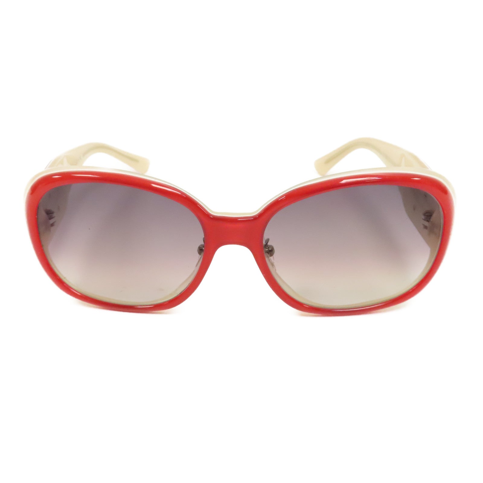 CHANEL PVC Sunglasses太陽眼鏡紅色/米白色