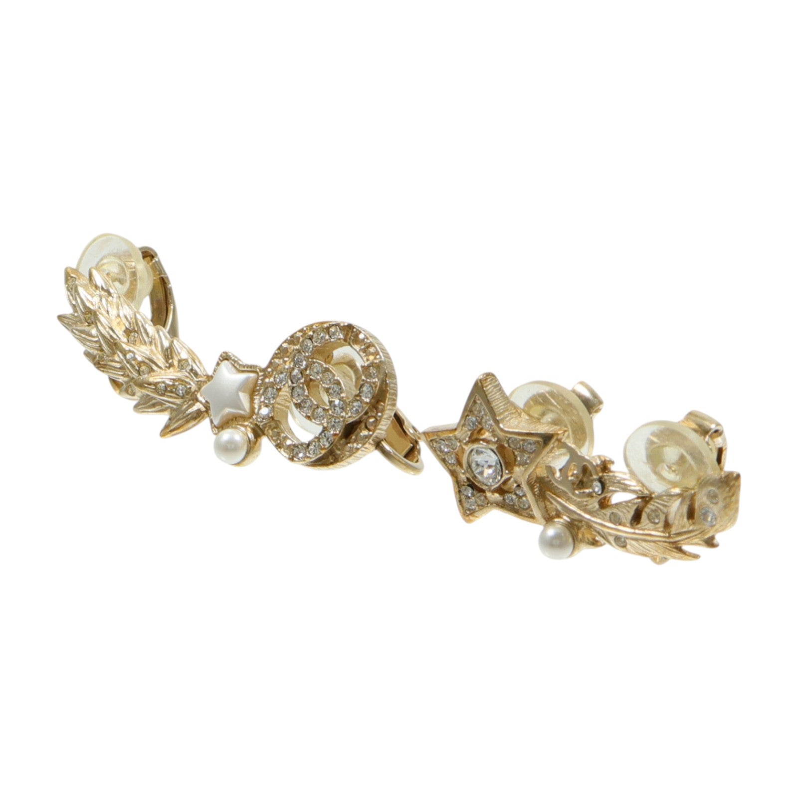 CHANEL 金屬/PVC Earrings耳環
