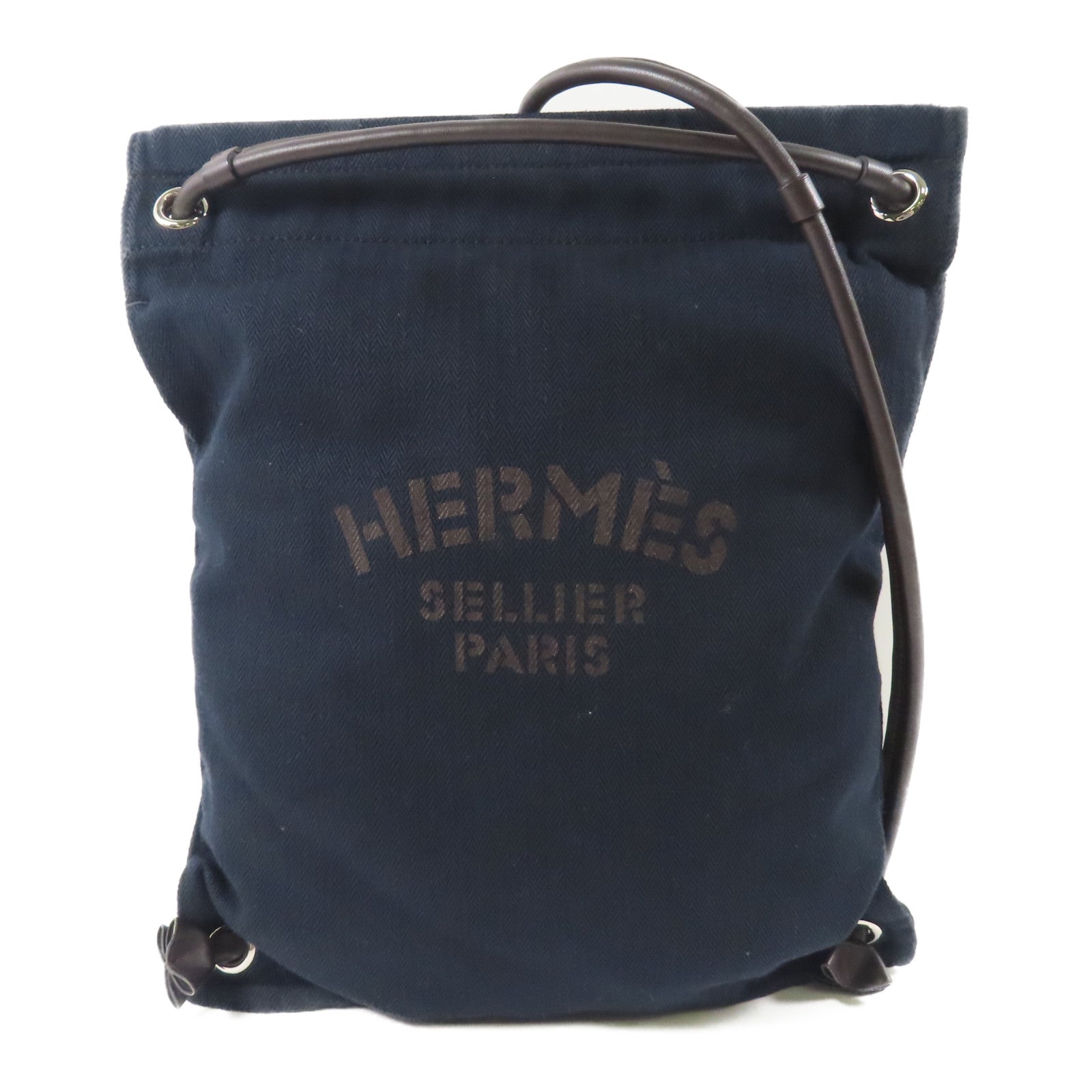HERMES 帆布/皮革Maline Grooming Bag背包