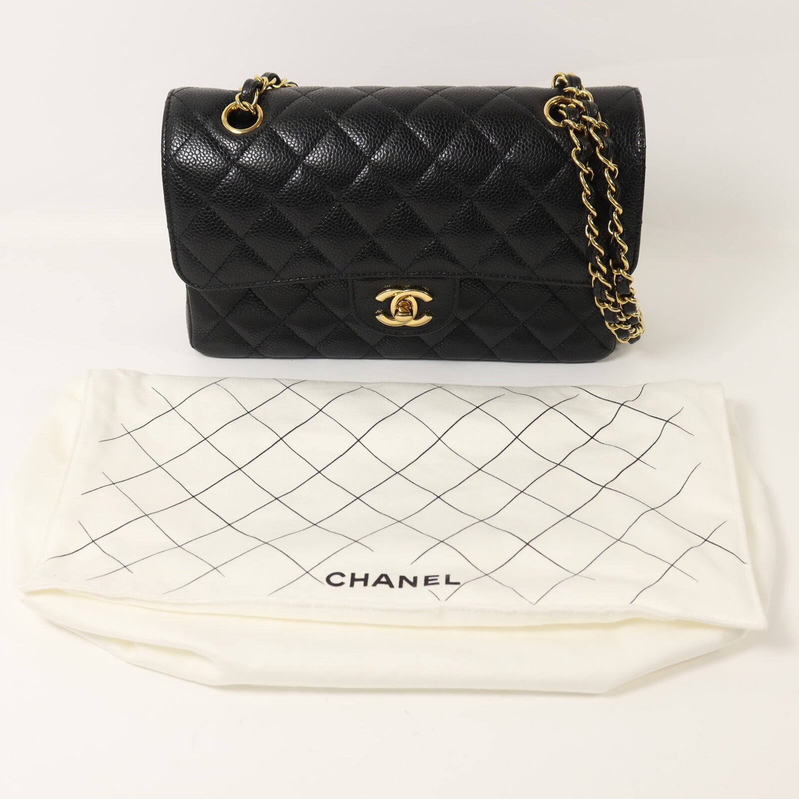 CHANEL 牛皮皮革Classic 25鏈帶肩背袋