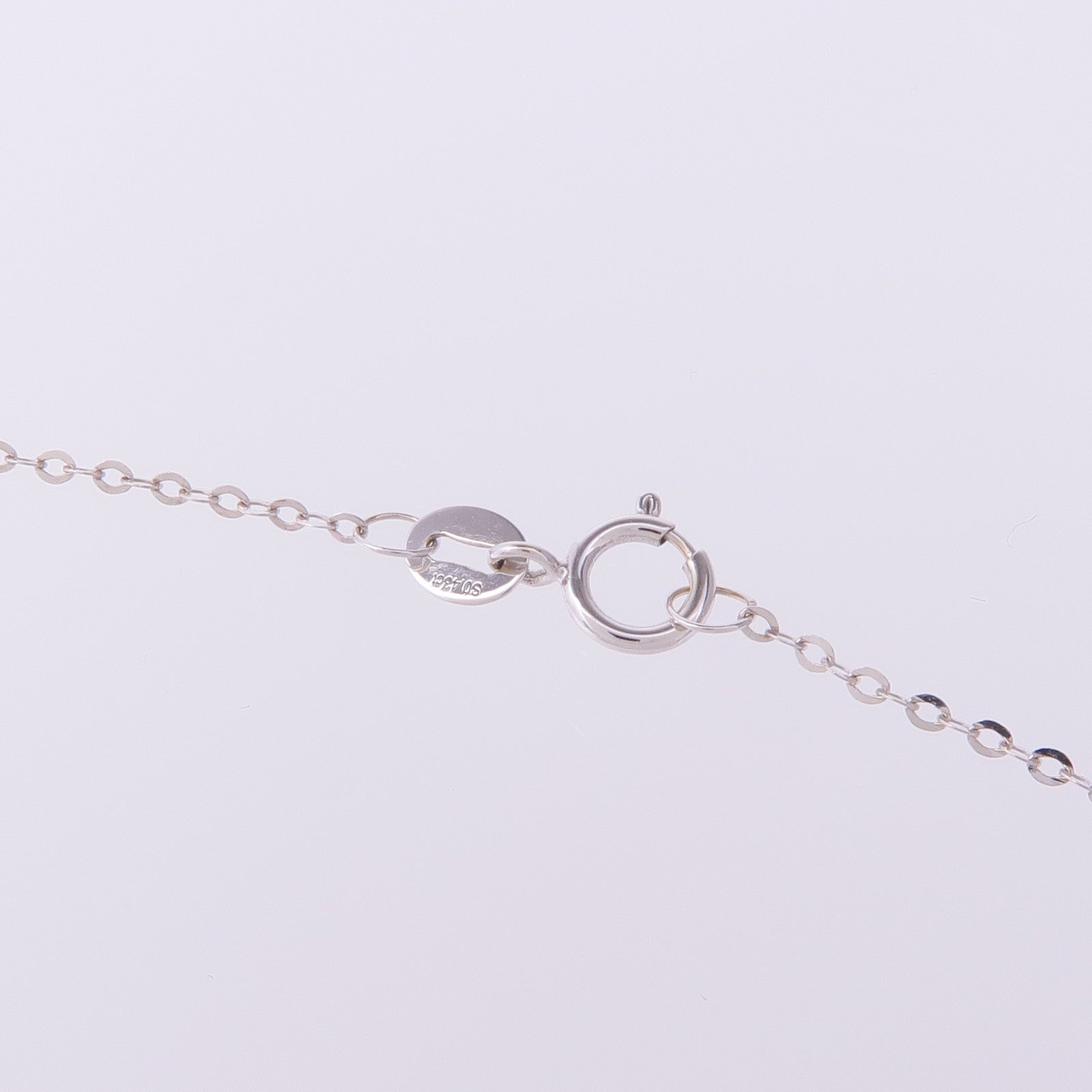JEWELRY 18K白金Sapphire Diamond Necklace藍寶石/鑽石項鍊
