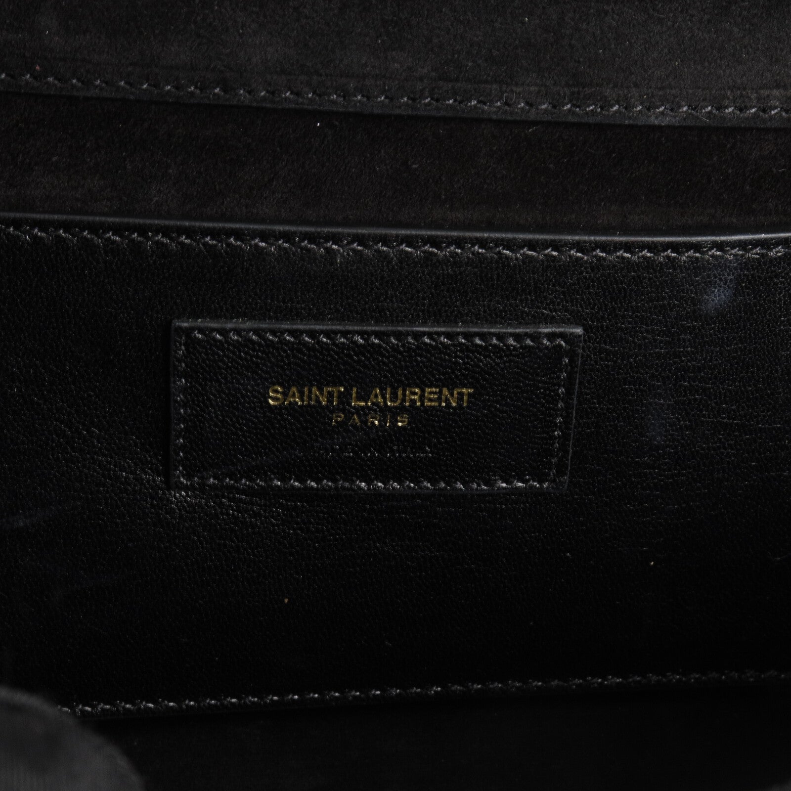 SAINT LAURENT 壓花皮革Clutch手拿包