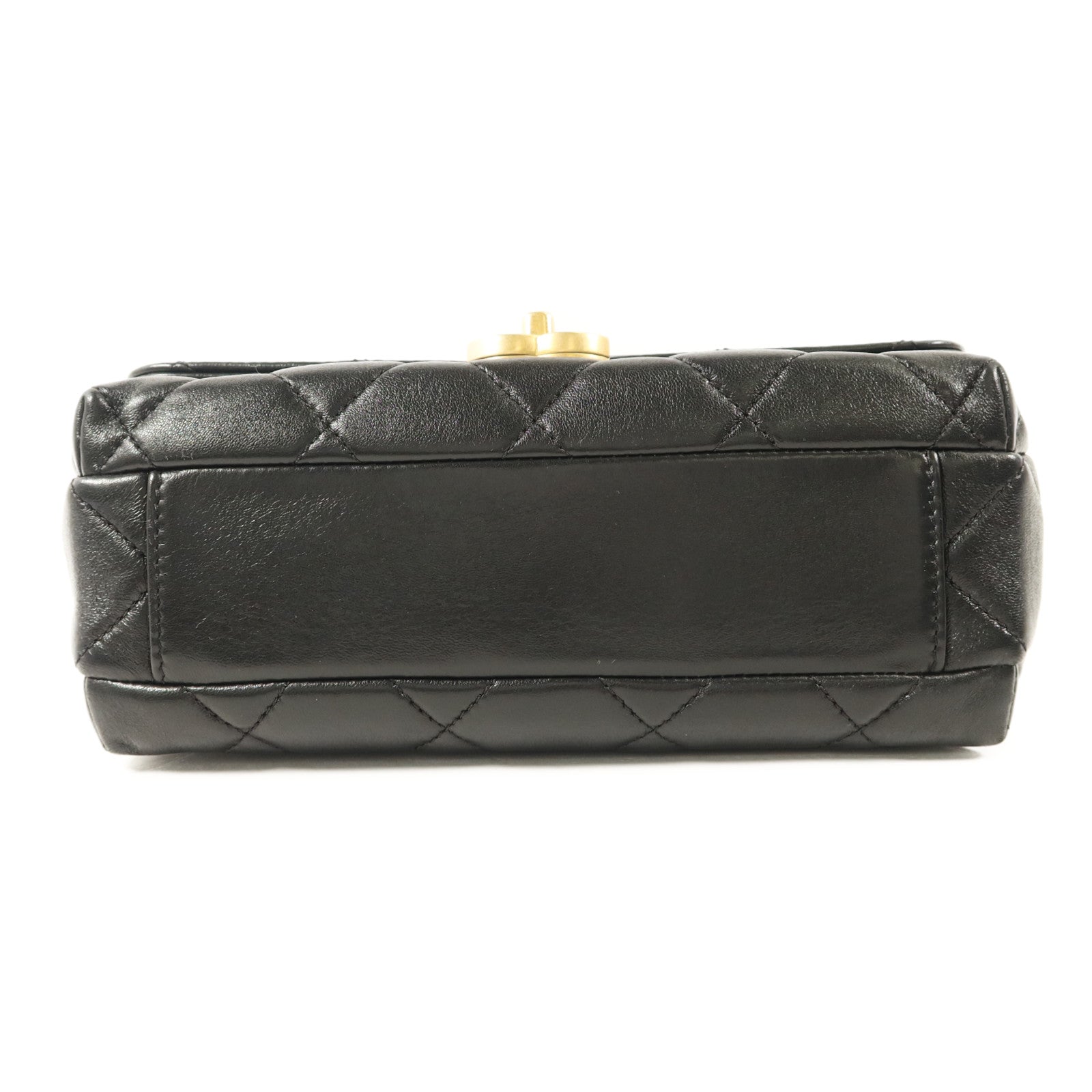 CHANEL 羊皮皮革Chain Shoulder Bag金扣鏈帶肩背袋