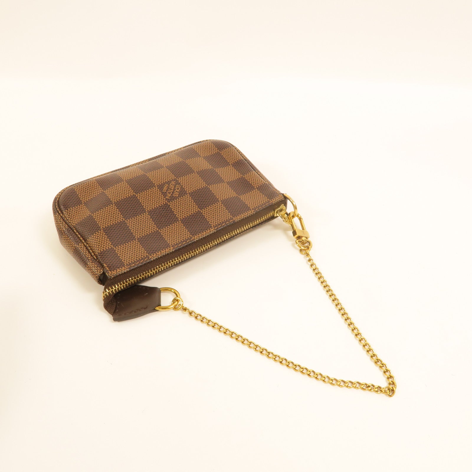LOUIS VUITTON Damier Mini Pochette Accessoires手挽袋