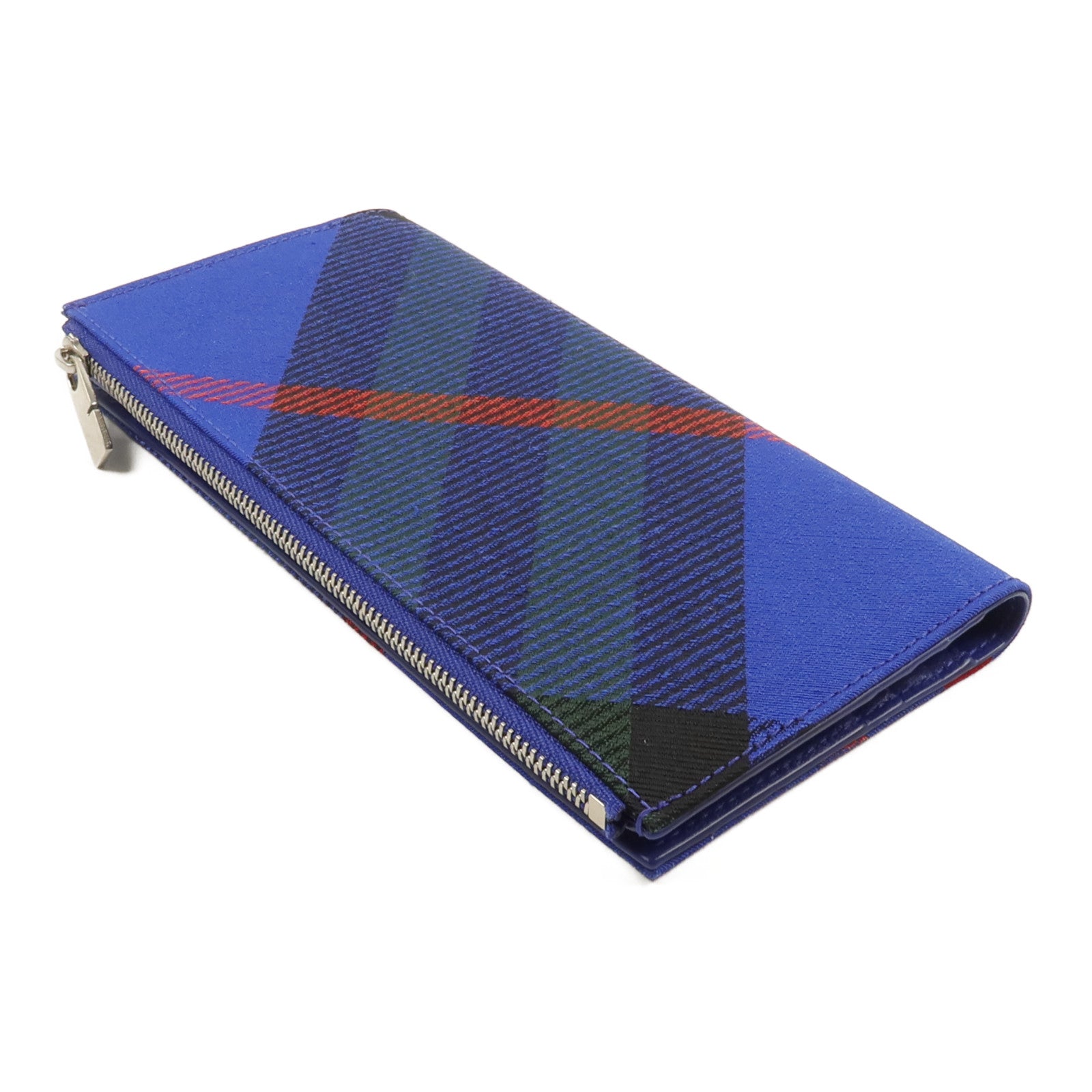 BURBERRY 棉質/聚氨酯/羊皮皮革Bifold Wallet長錢包