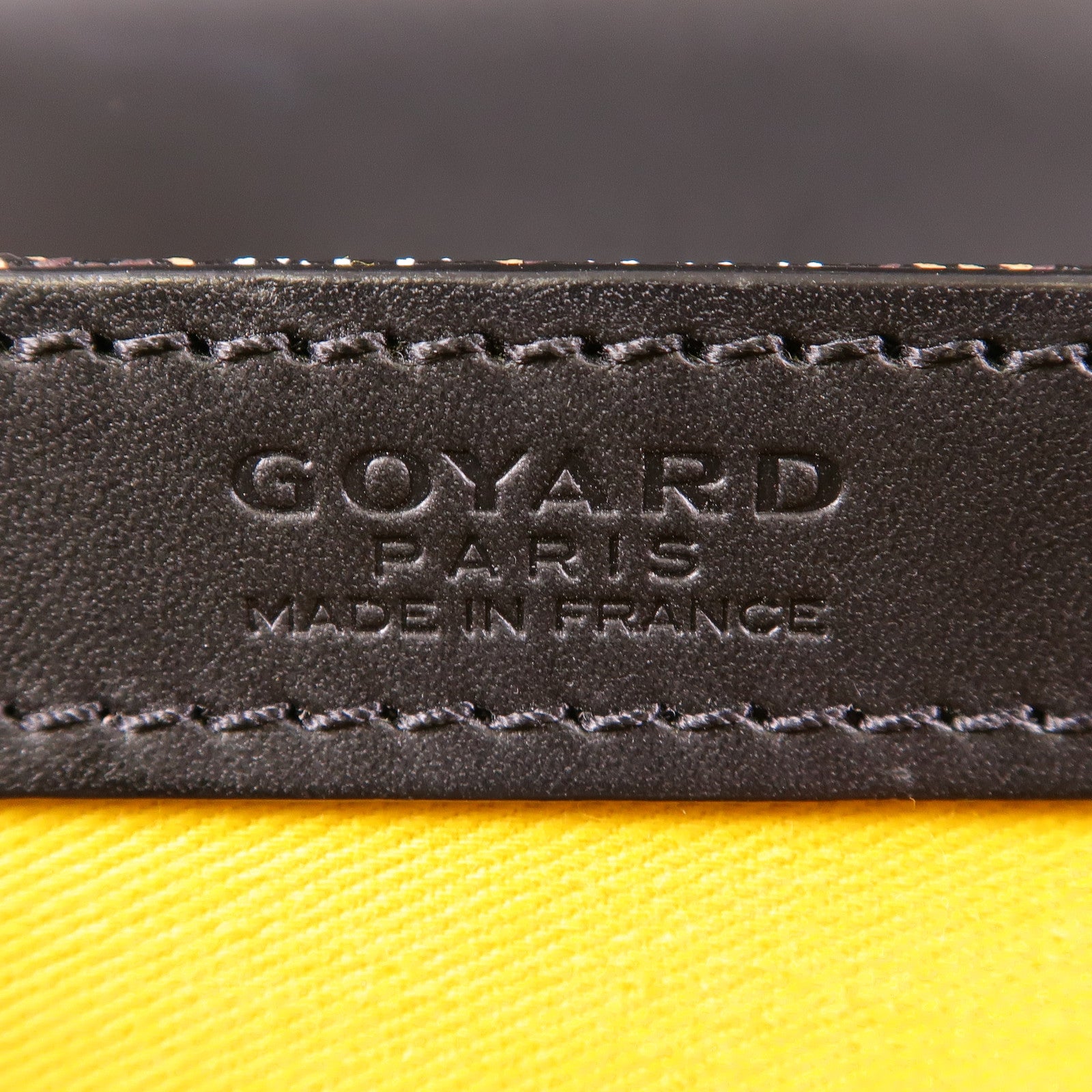 GOYARD 塗層帆布/皮革Saigon PM銀扣手挽袋