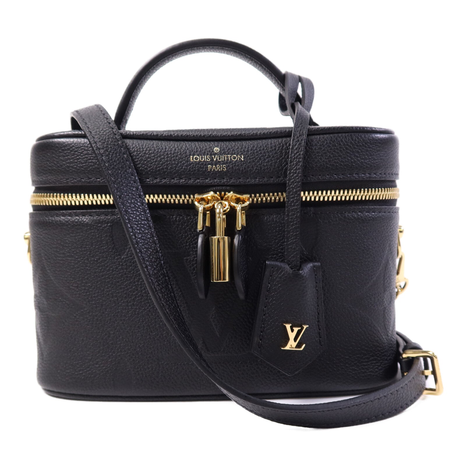 LOUIS VUITTON Monogram Empreinte Vanity Case金扣肩背袋