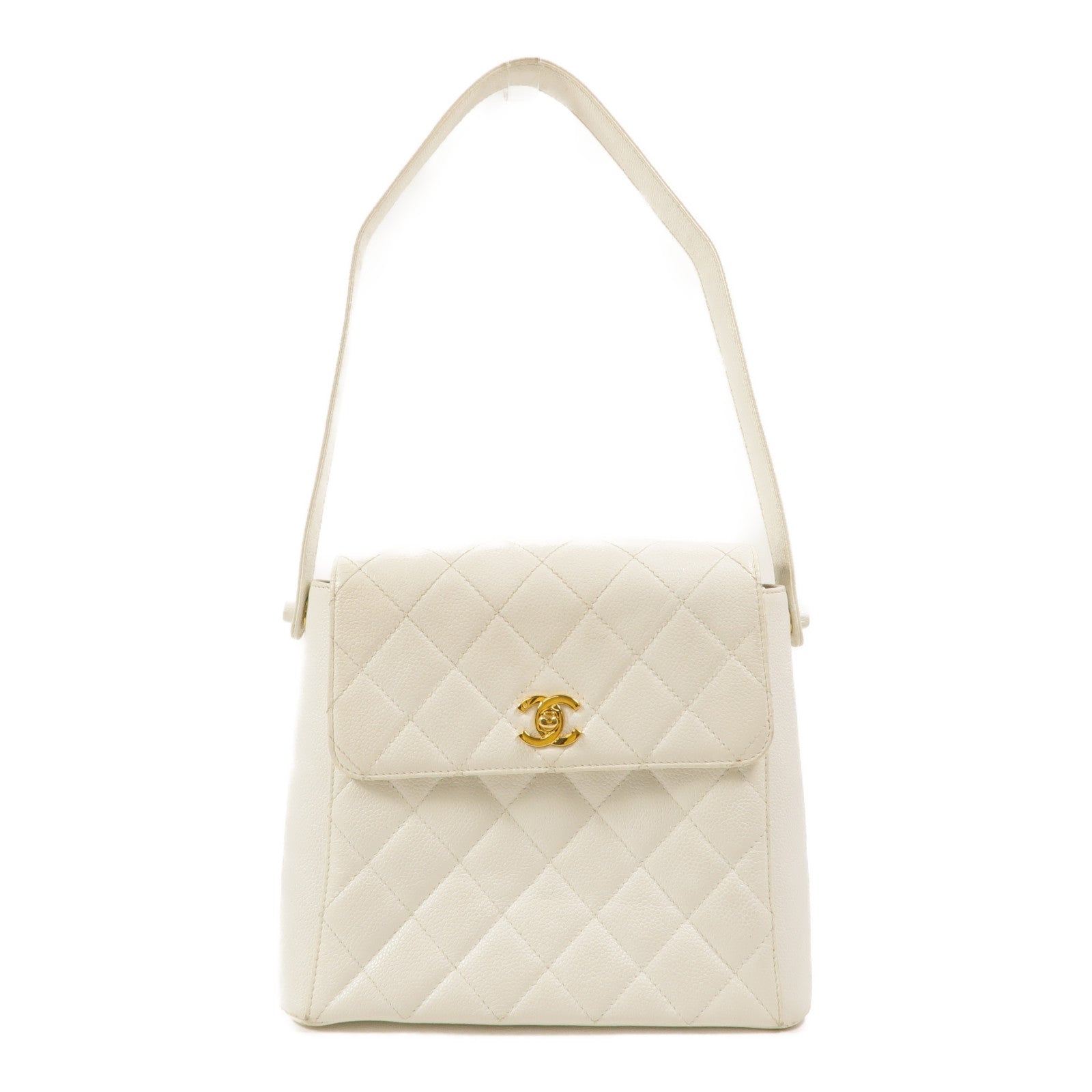 CHANEL 牛皮皮革Vintage Hand Bag手挽袋