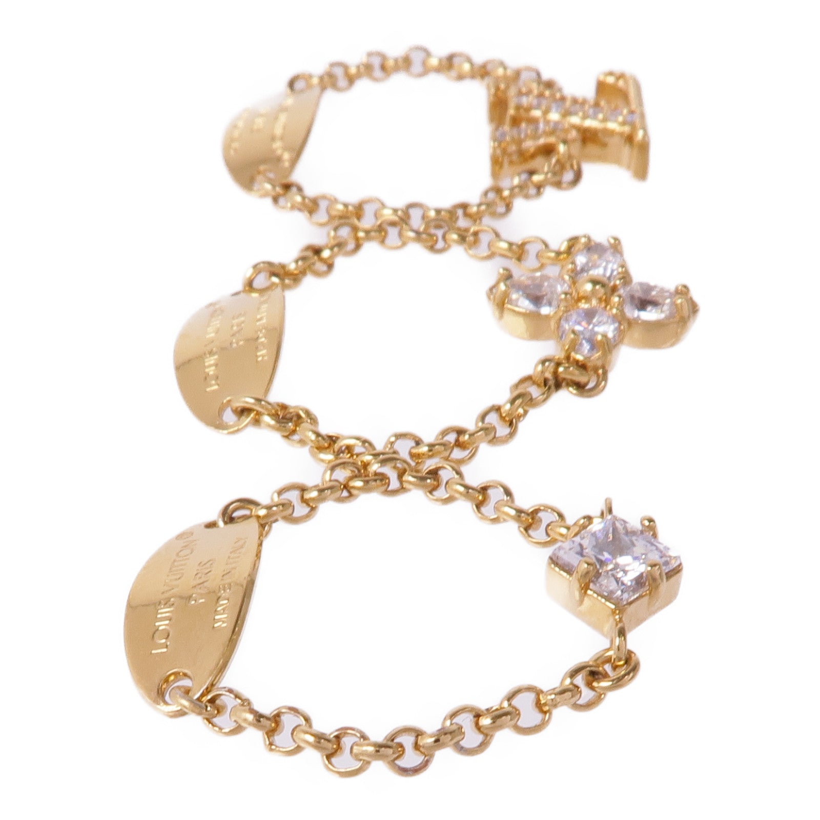 LOUIS VUITTON 金屬Lady LV Ring Set戒指US#7.75