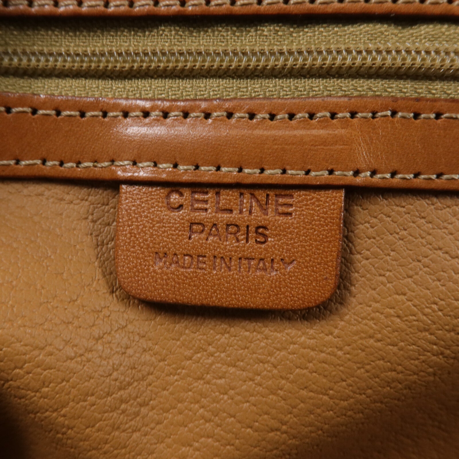 CELINE 塗層帆布Macadam Vintage Hand Bag手挽袋