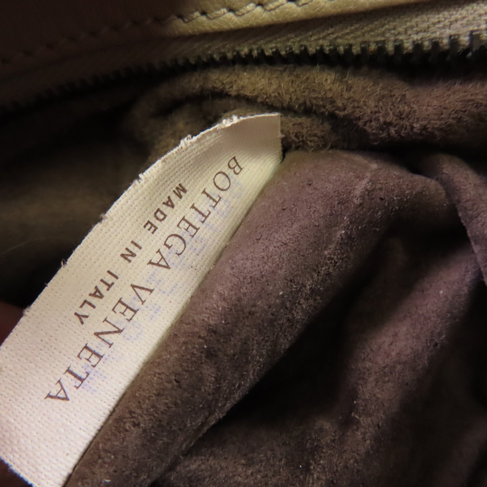 BOTTEGA VENETA 織紋皮革Shoulder Bag肩背袋灰色