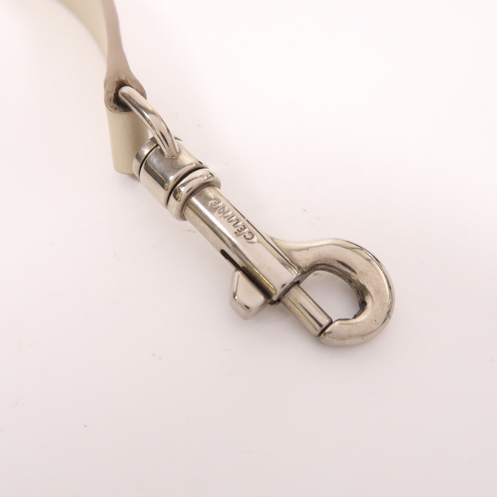 CELINE 牛皮皮革Trapeze銀扣手挽肩背兩用袋