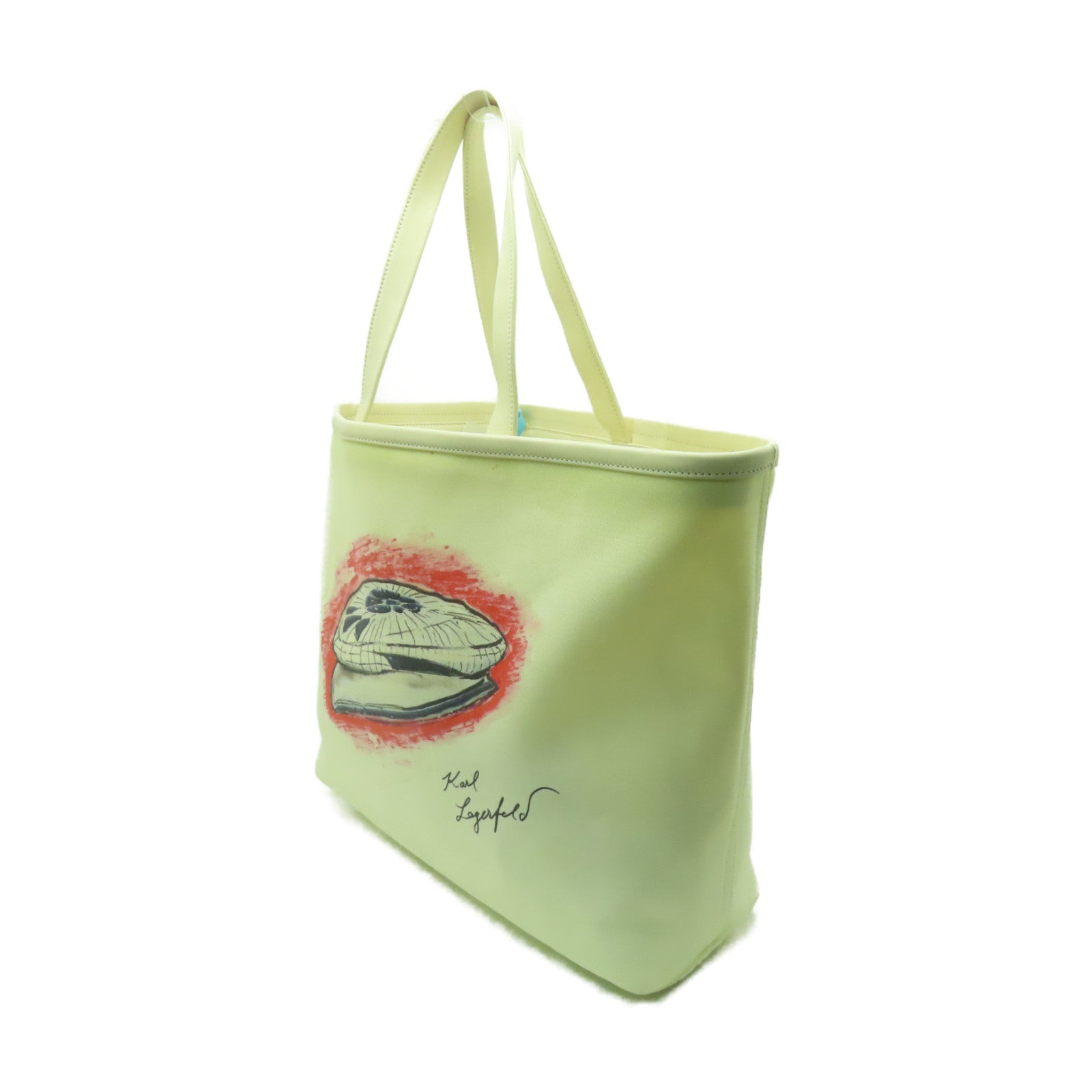 CHANEL **【清倉大減價】塗層帆布Tote Bag手挽袋白色