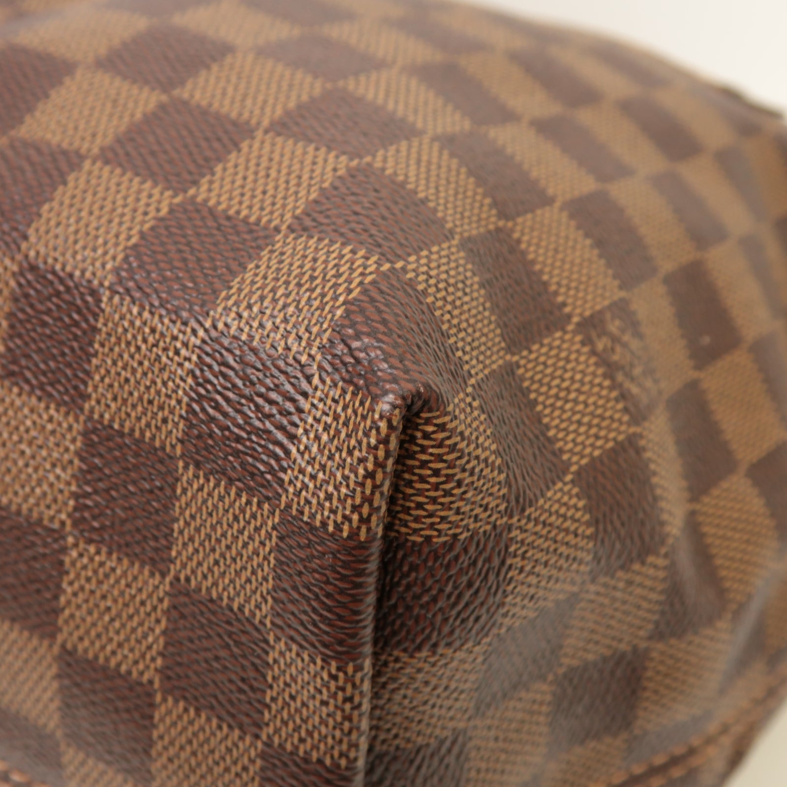 LOUIS VUITTON Damier Lena MM金扣肩背袋啡色