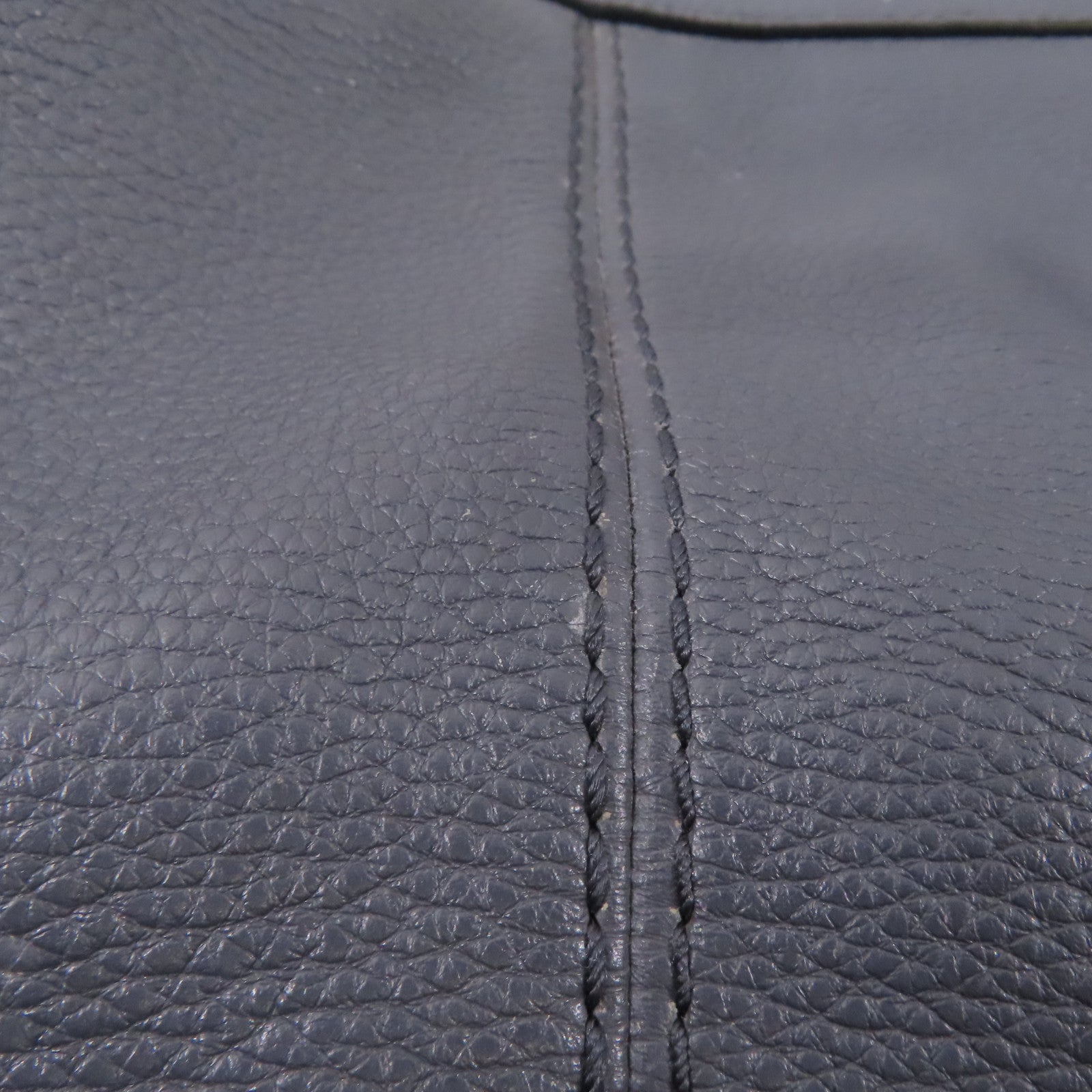 COACH 牛皮皮革Shoulder Bag金扣肩背袋深藍色