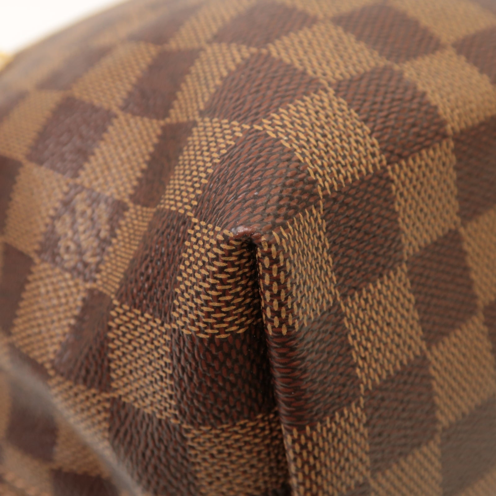 LOUIS VUITTON Damier Lena MM金扣肩背袋啡色