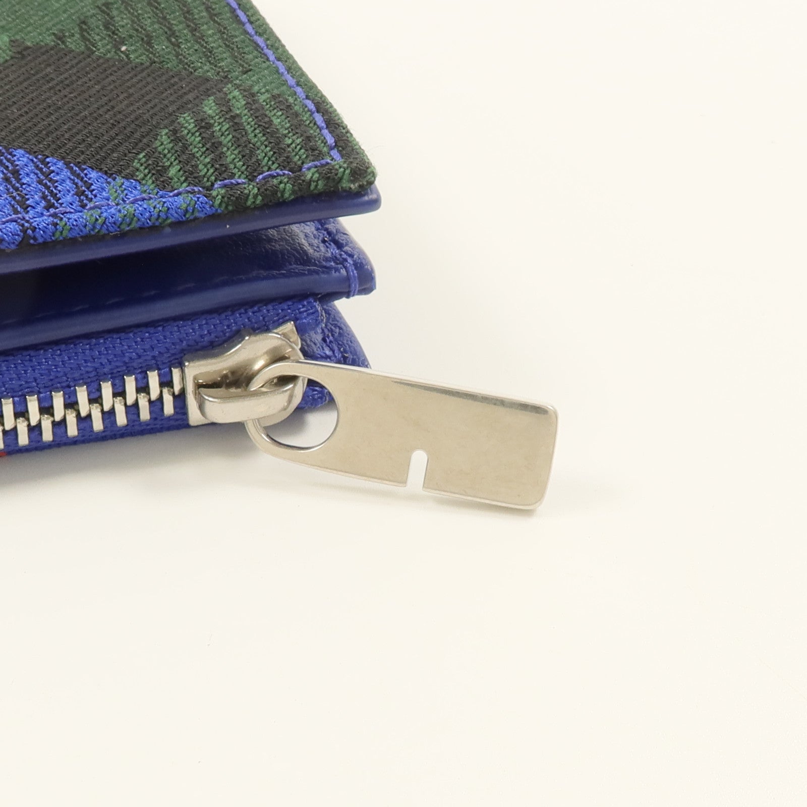 BURBERRY 棉質/聚氨酯/羊皮皮革Bifold Wallet長錢包