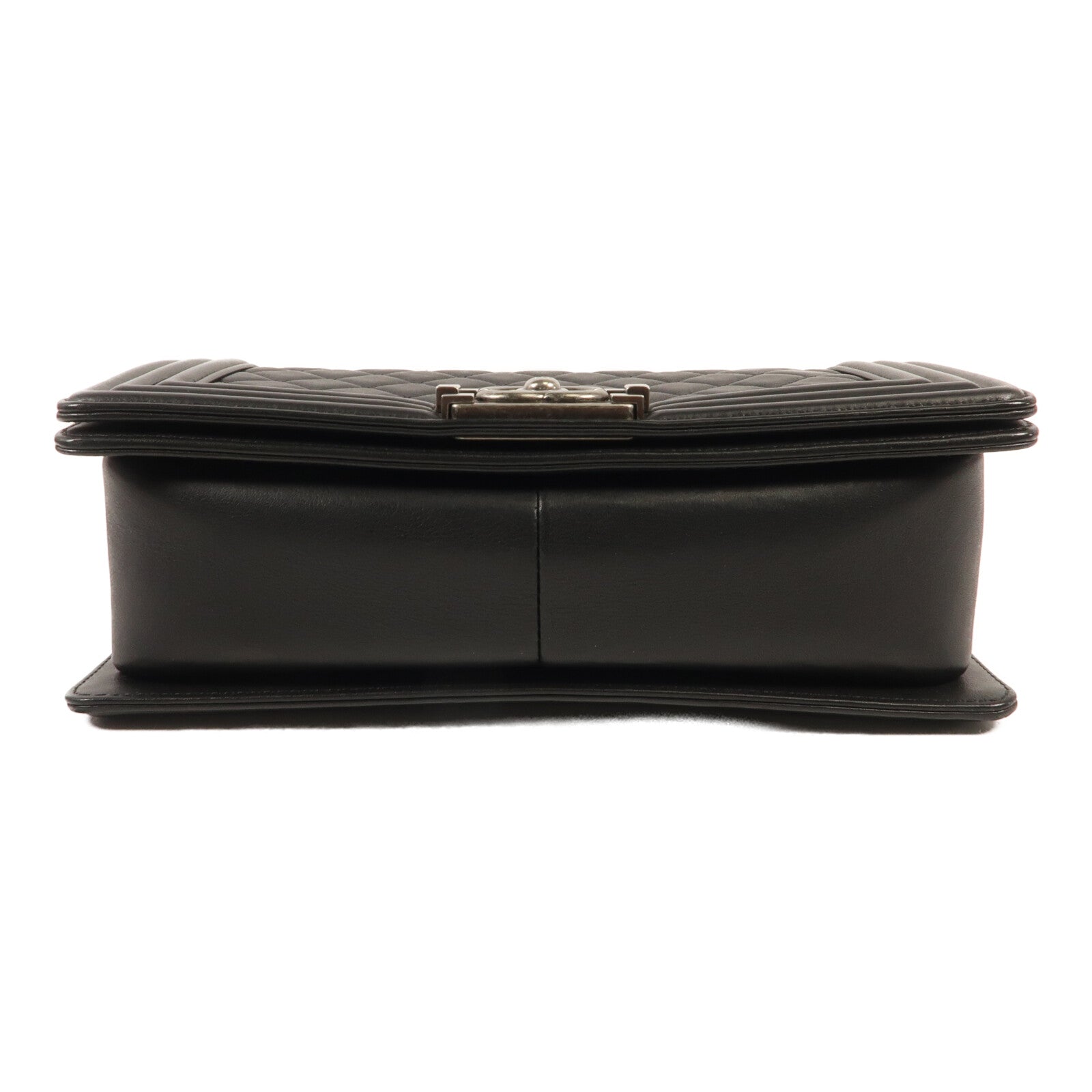 CHANEL 牛皮皮革Boy 25鏈帶肩背袋