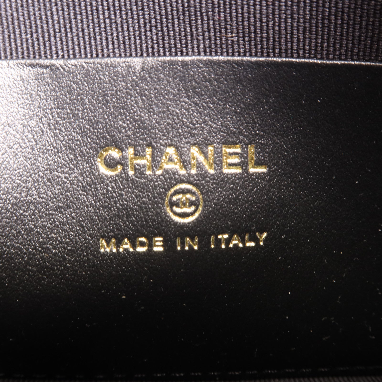 CHANEL 牛皮皮革Chain Shoulder金扣手挽肩背兩用袋