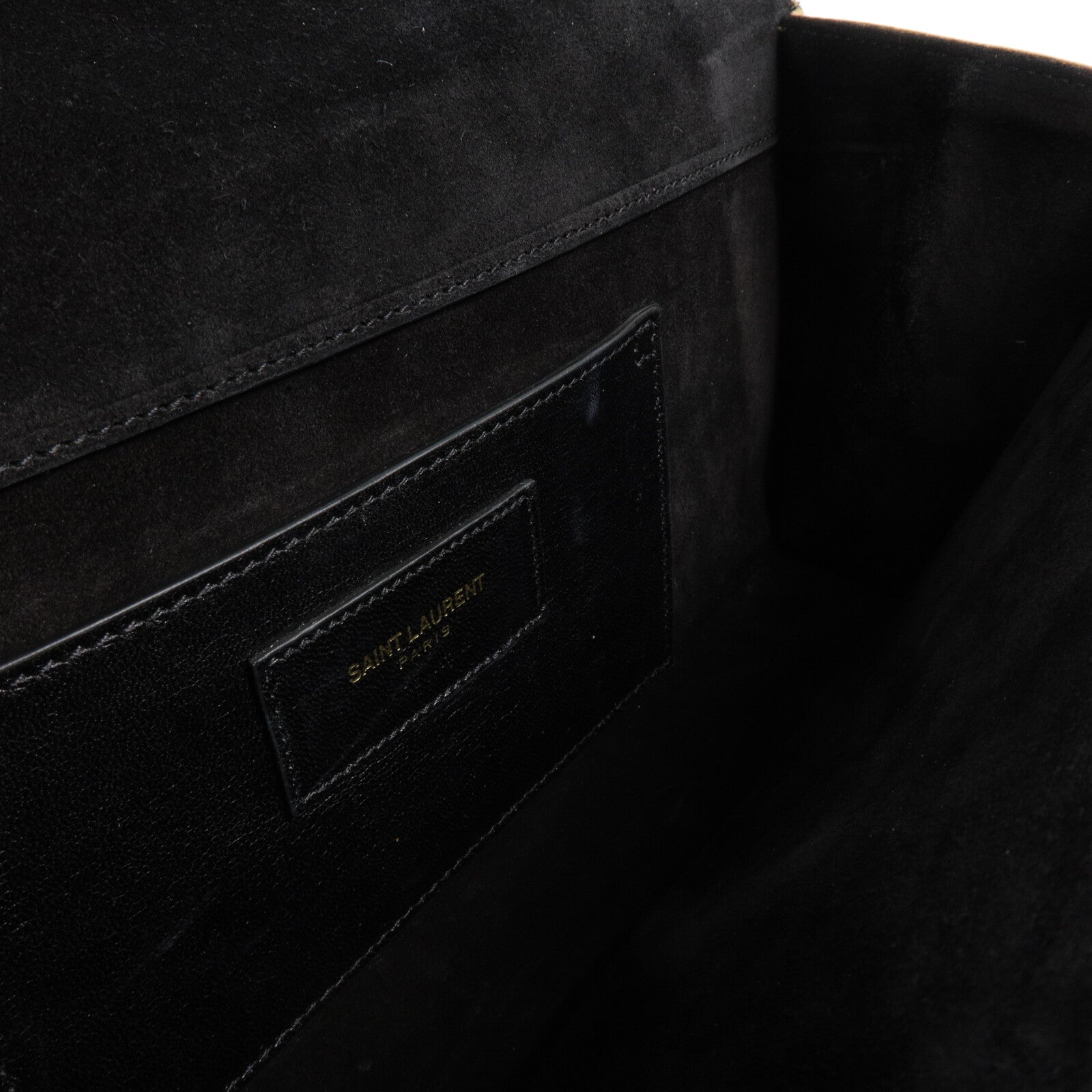SAINT LAURENT 壓花皮革Clutch手拿包