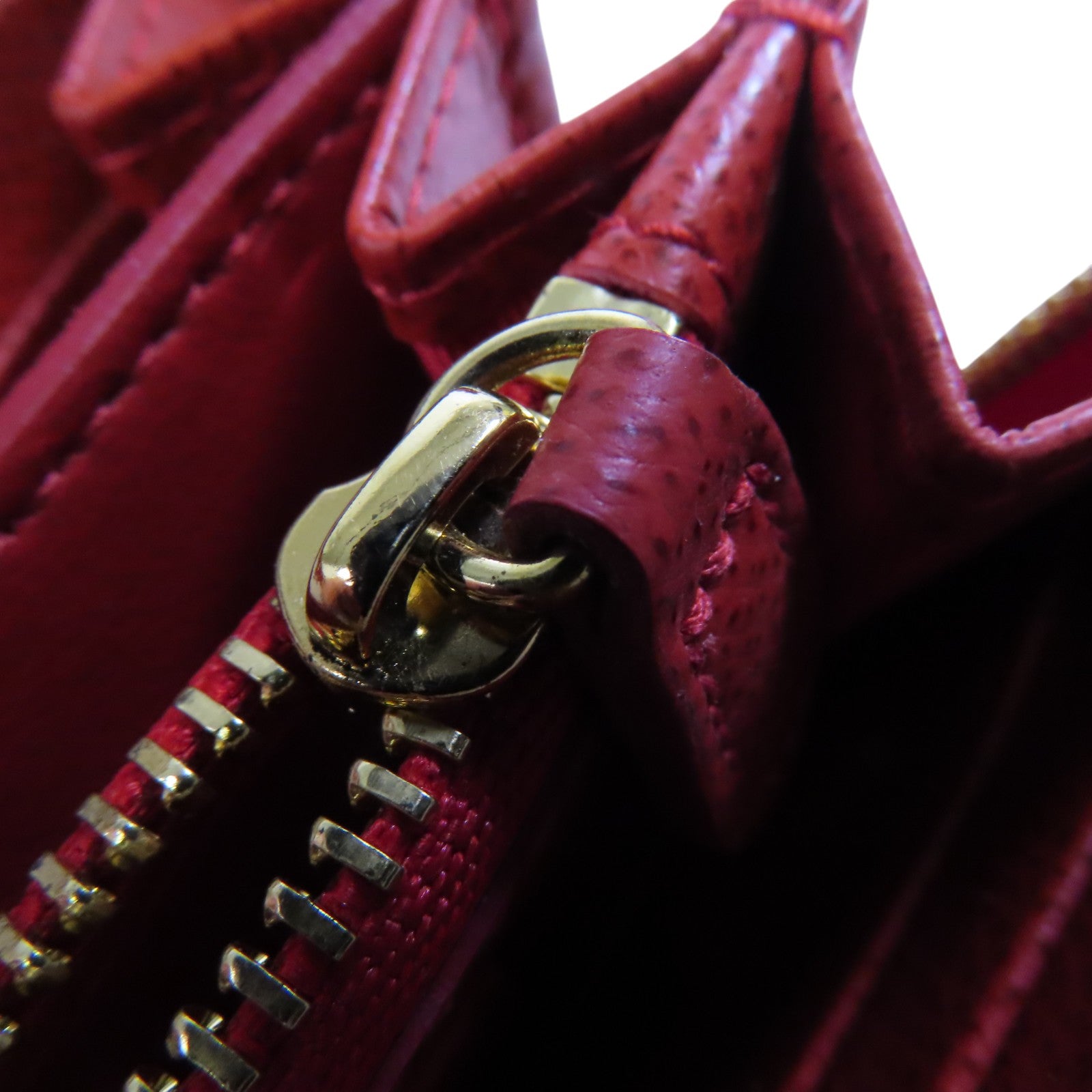 Salvatore Ferragamo 牛皮皮革Round Long Wallet金扣長錢包