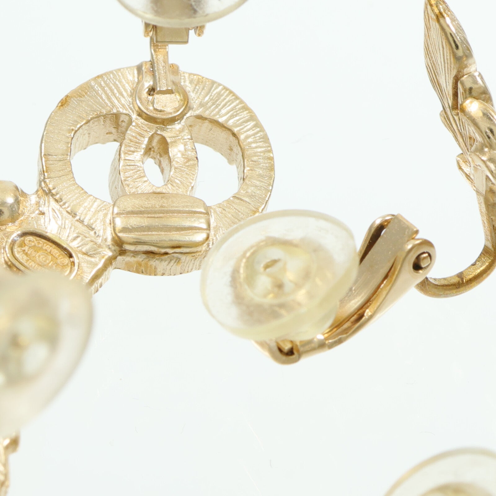 CHANEL 金屬/PVC Earrings耳環