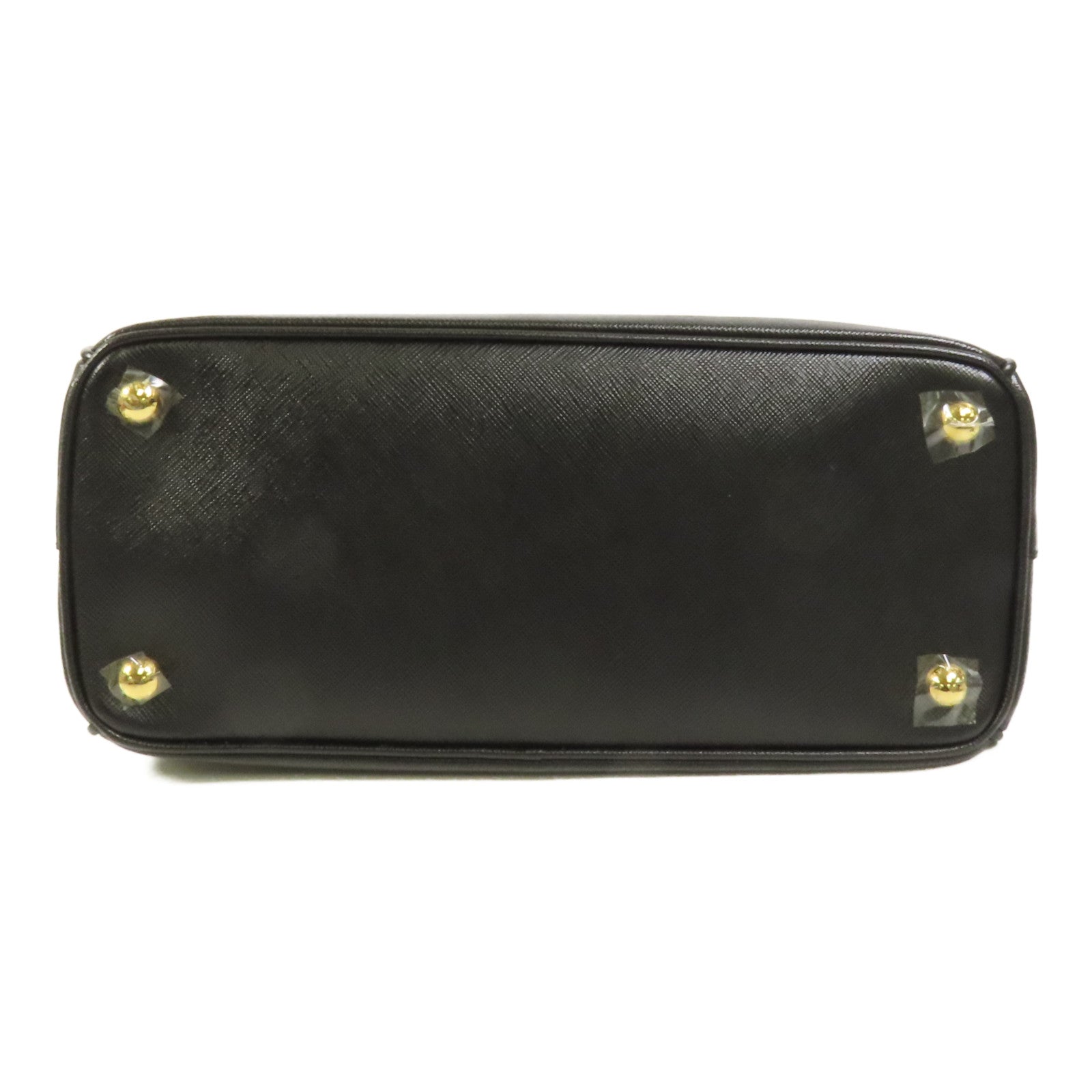 PRADA Saffiano皮革2Way Bag金扣手挽肩背兩用袋