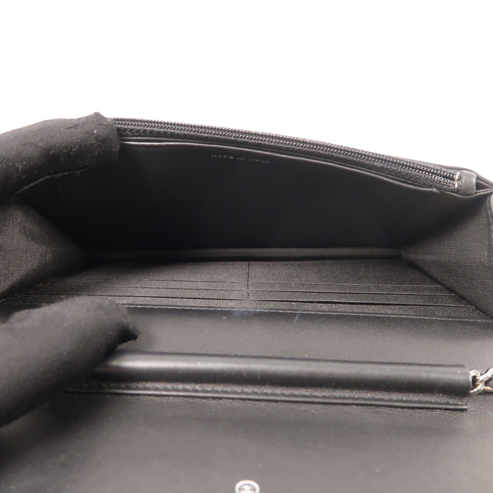 CHANEL 牛皮皮革WOC Wallet On Chain鏈帶肩背袋