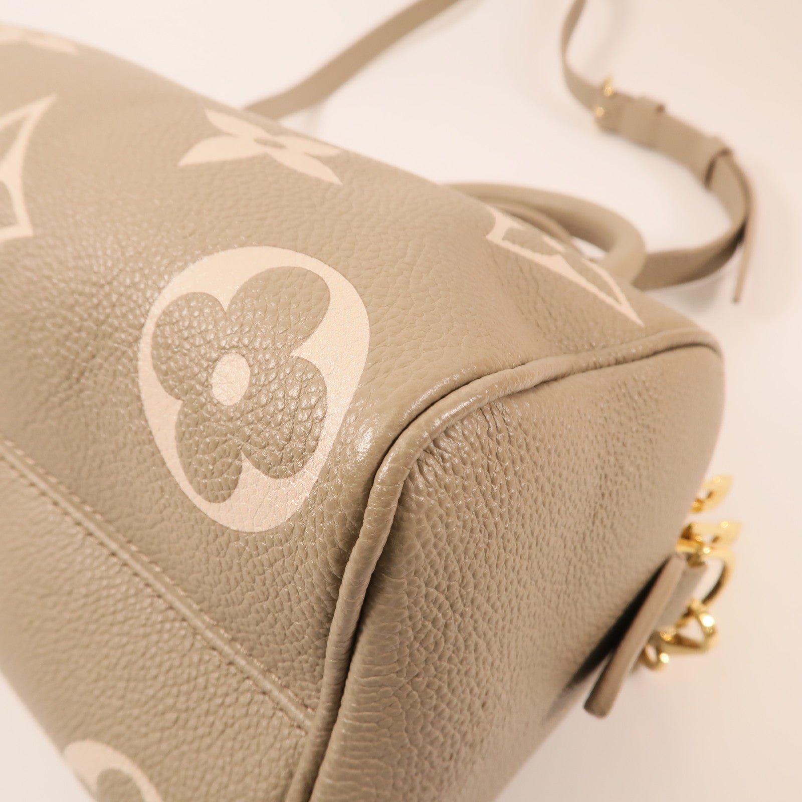 LOUIS VUITTON Monogram Empreinte Speedy Bandouliere 20金扣手挽肩背兩用袋