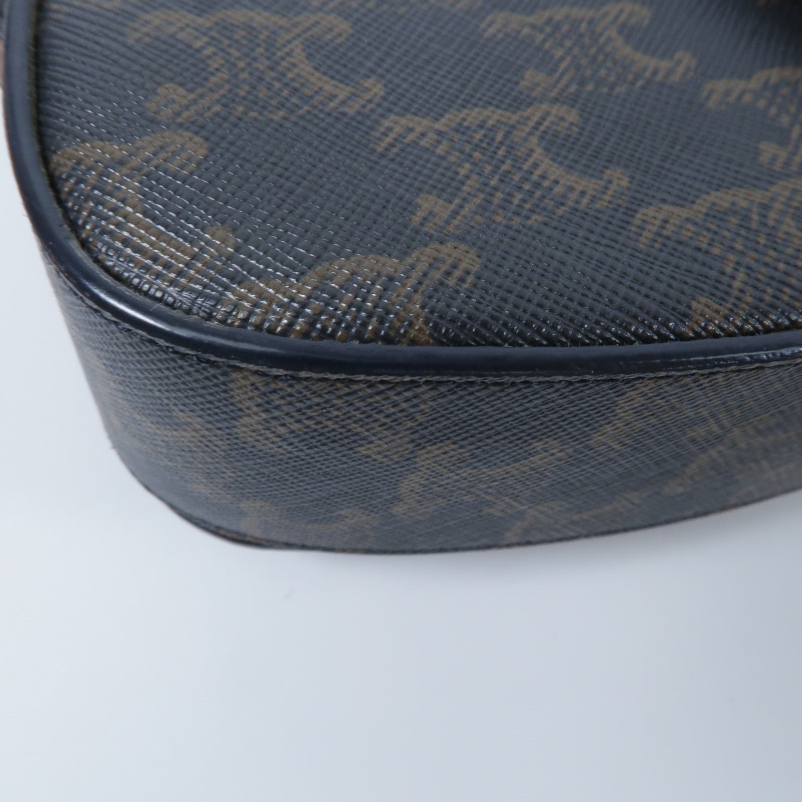 CELINE 塗層帆布Clutch On Strap Tabou手挽肩背兩用袋