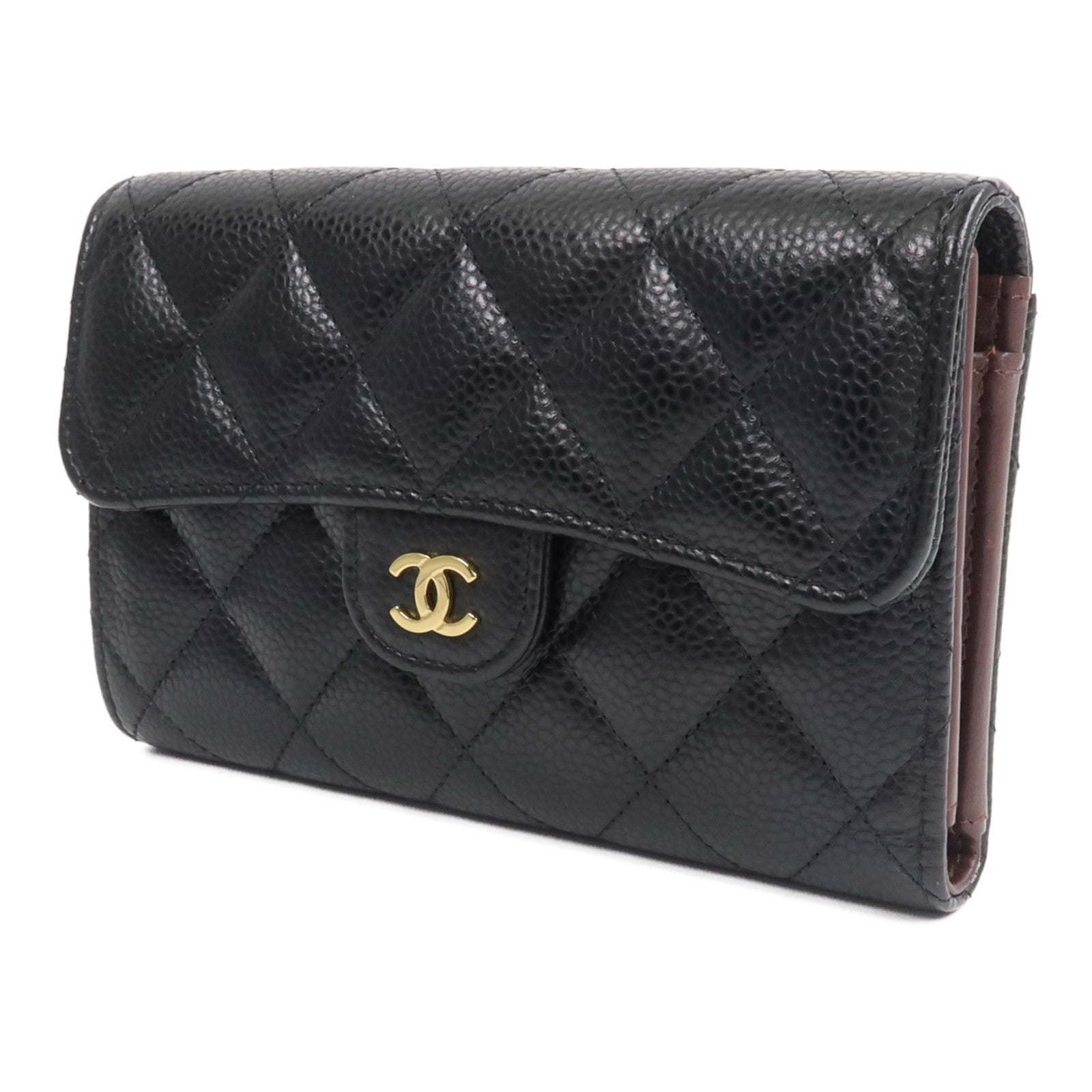 CHANEL 牛皮皮革Classic Medium Flap Wallet長錢包