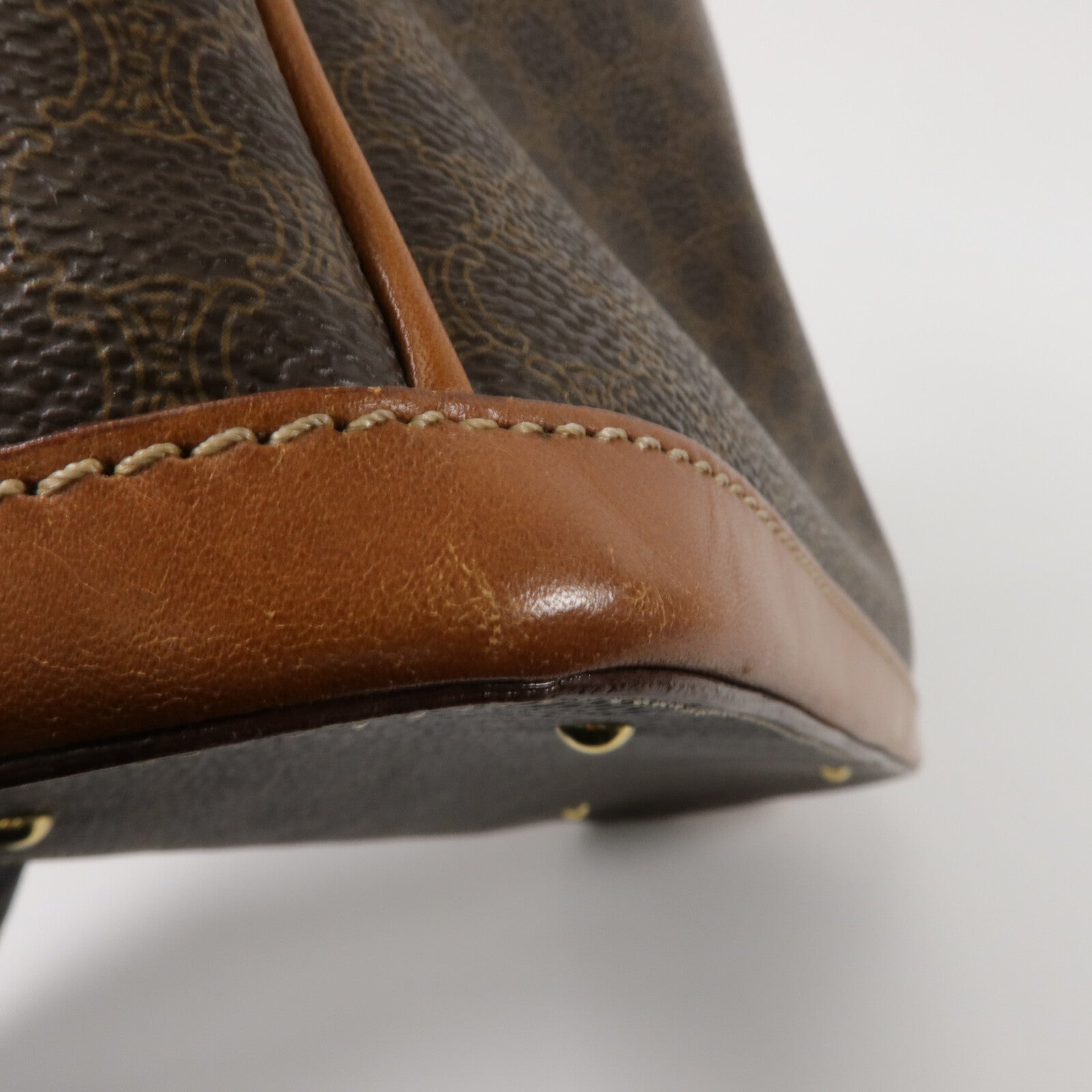 CELINE 塗層帆布Macadam Vintage Hand Bag手挽袋
