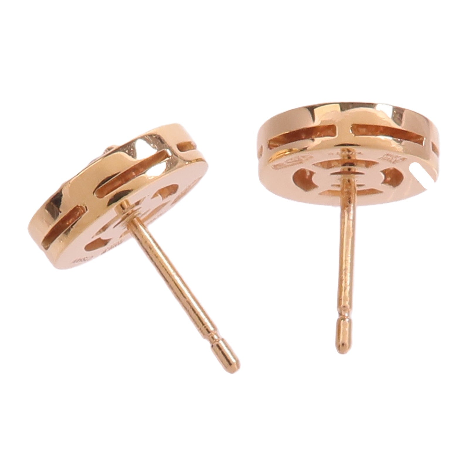 BVLGARI 18K玫瑰金Diamond Earring鑽石耳環