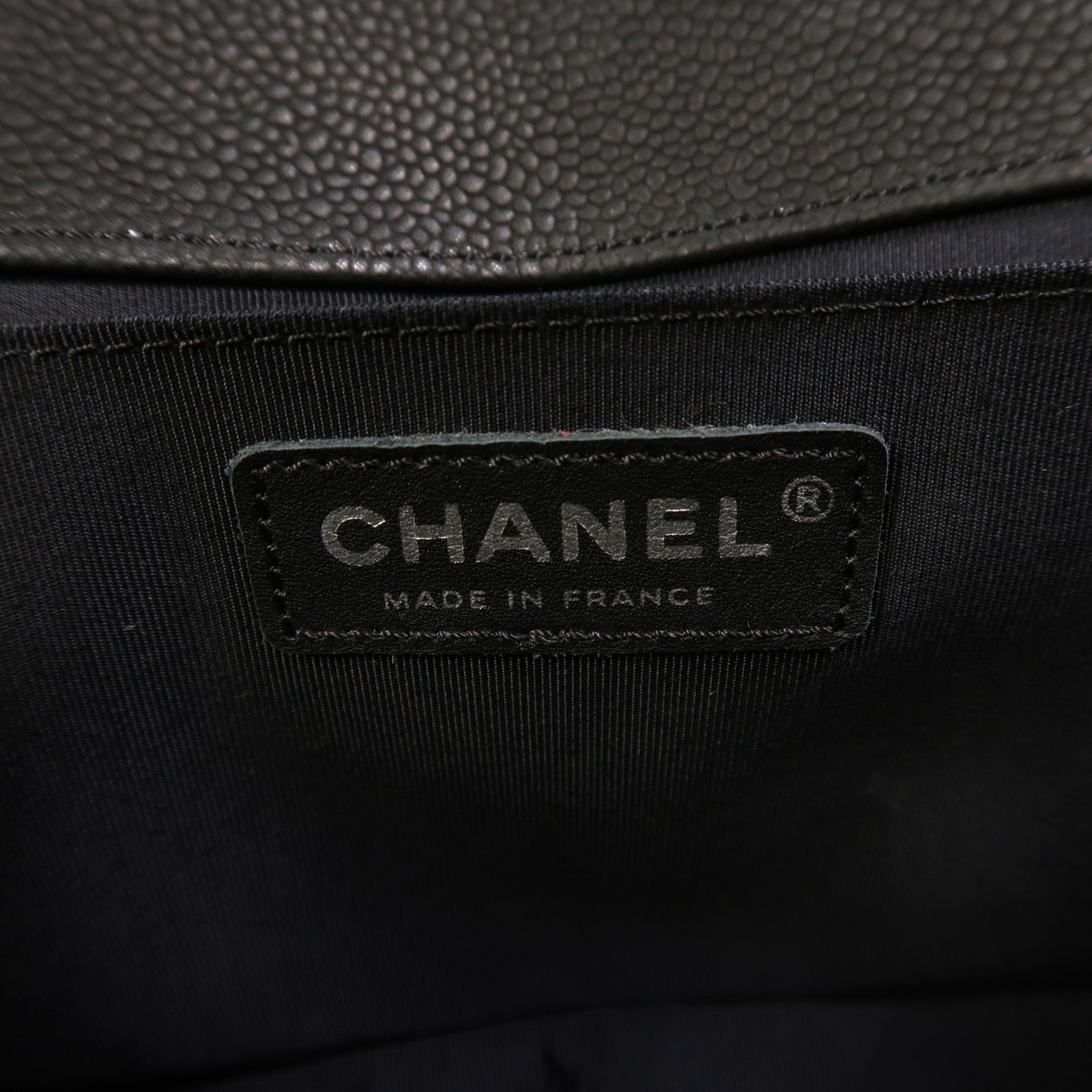 CHANEL 【激減優惠】牛皮皮革Boy 25銀扣鏈帶肩背袋