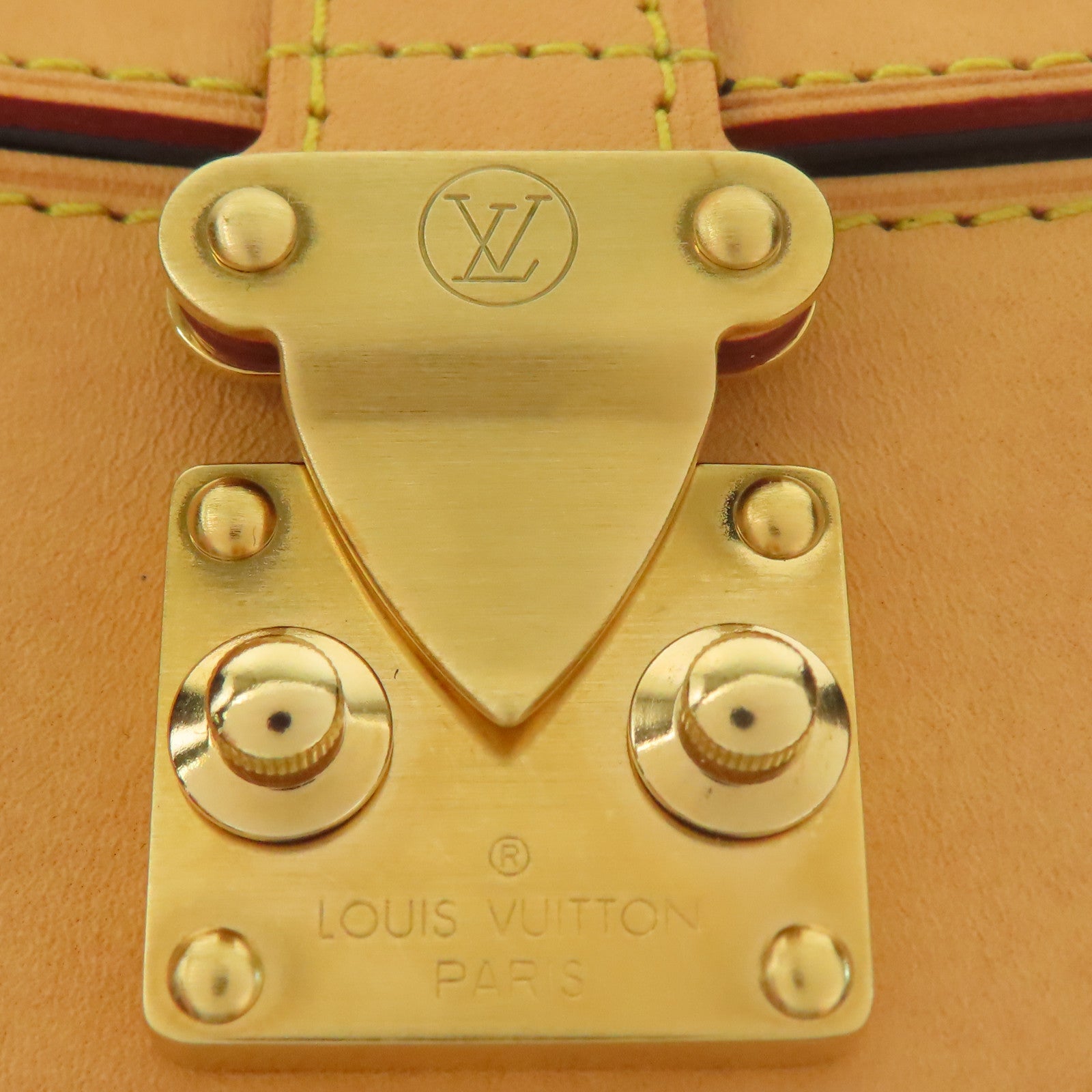 LOUIS VUITTON Monogram Duffle金扣手挽肩背兩用袋棕色