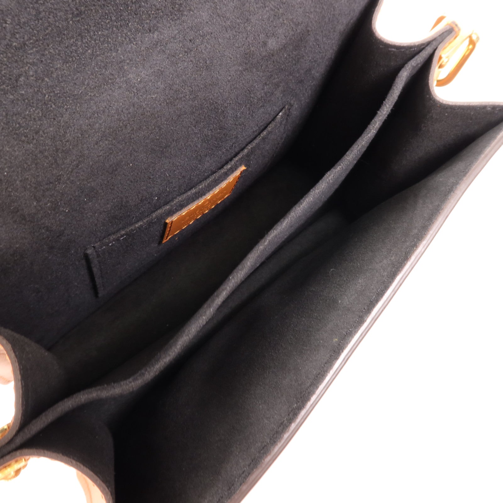 LOUIS VUITTON Monogram Reverse Mini Dauphine金扣肩背袋