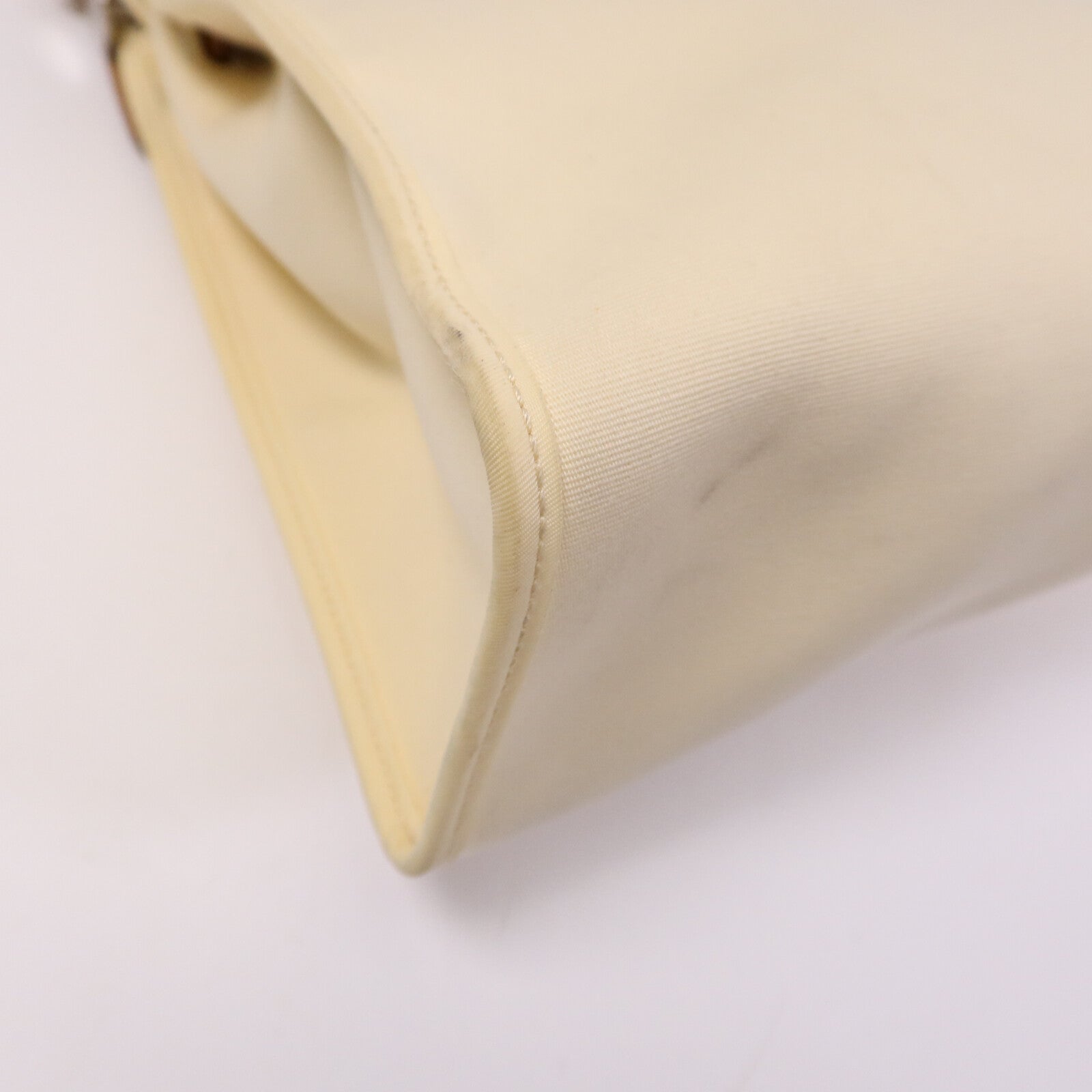 HERMES 帆布Herbag PM手挽肩背兩用袋Gold/Vanille