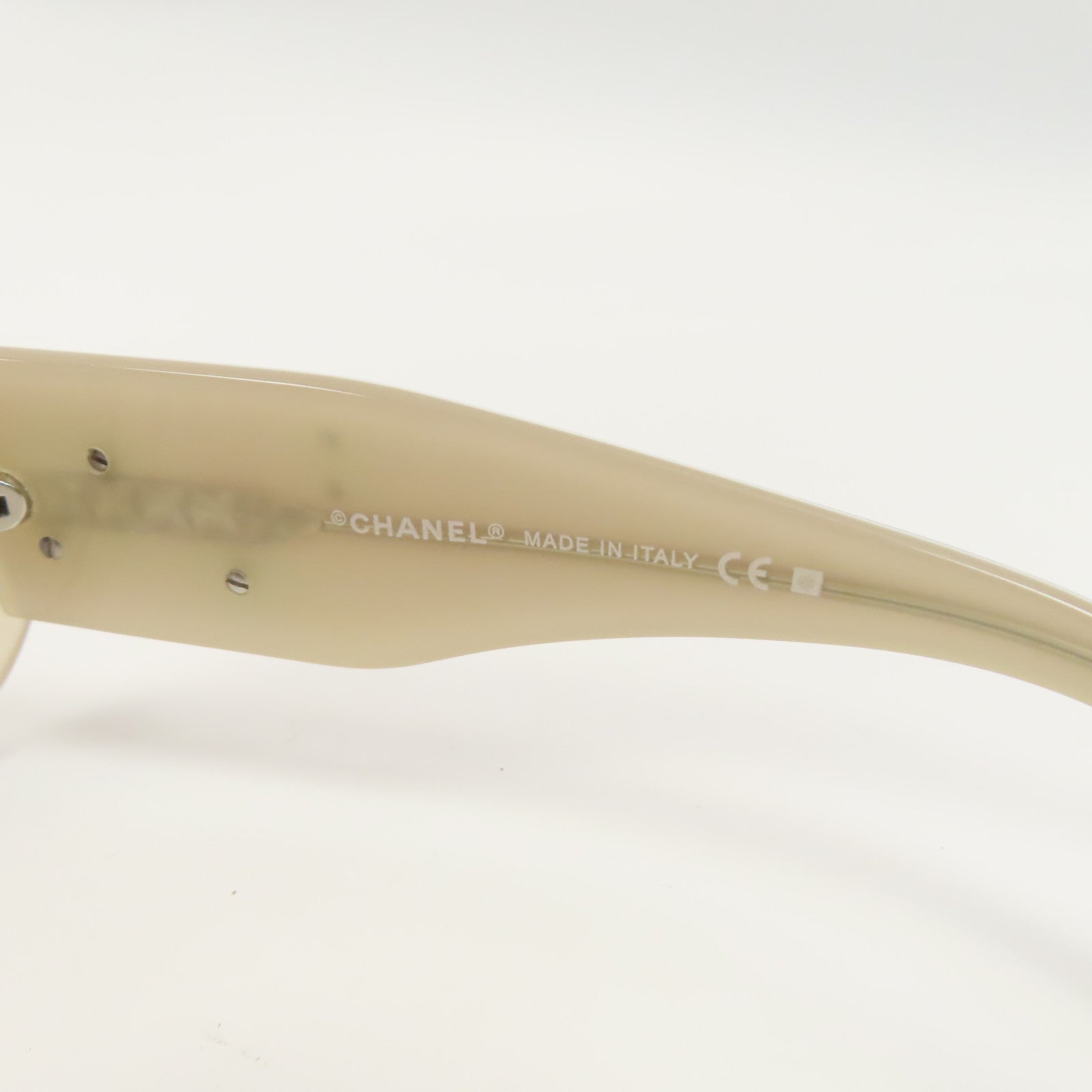 CHANEL PVC Sunglasses太陽眼鏡紅色/米白色