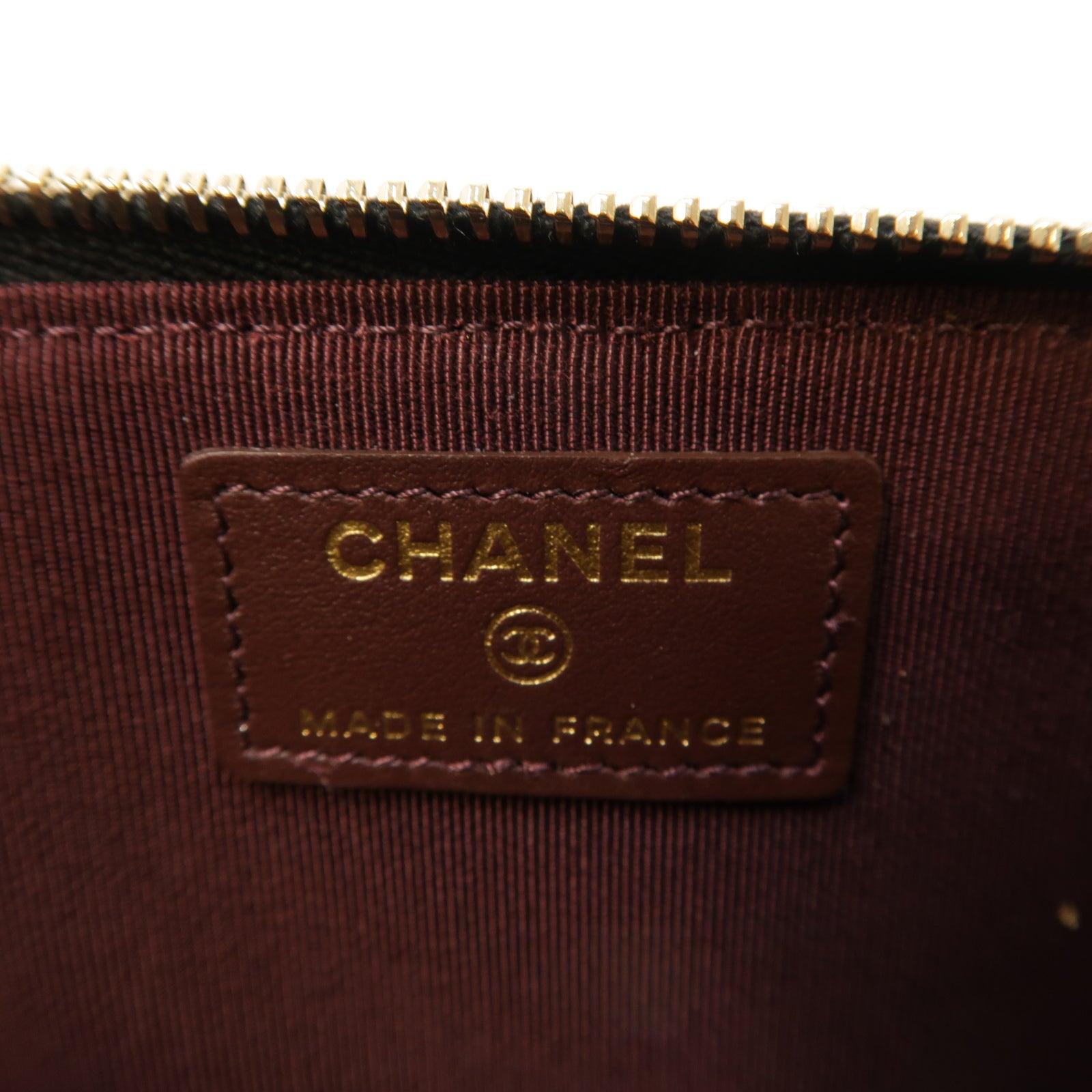 CHANEL 【激減優惠】菱格Caviar皮革Clutch Bag金扣手拿包黑色