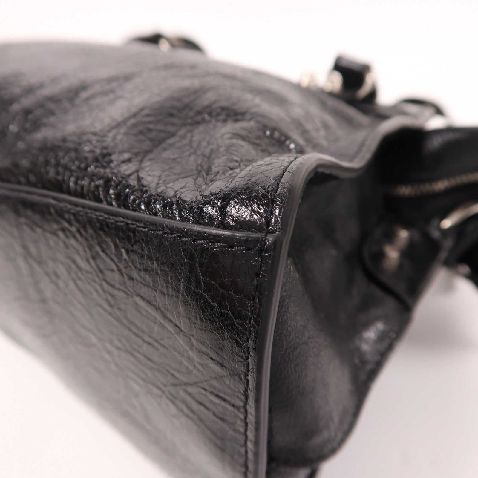BALENCIAGA 牛皮皮革Neo Cagole XS銀扣手挽肩背兩用袋